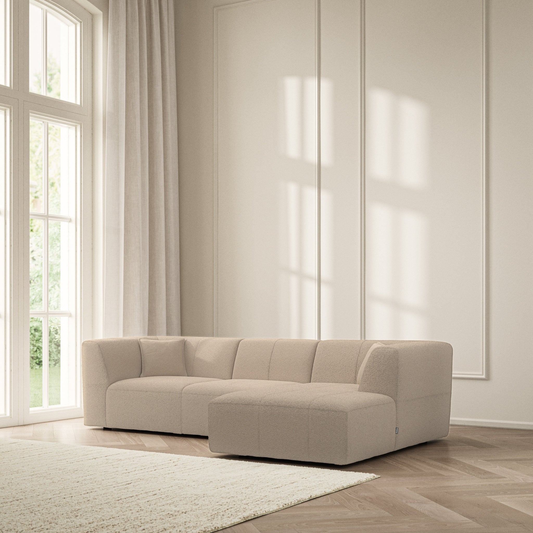 Maison Chaise Sofa RHF - Soft Teddy