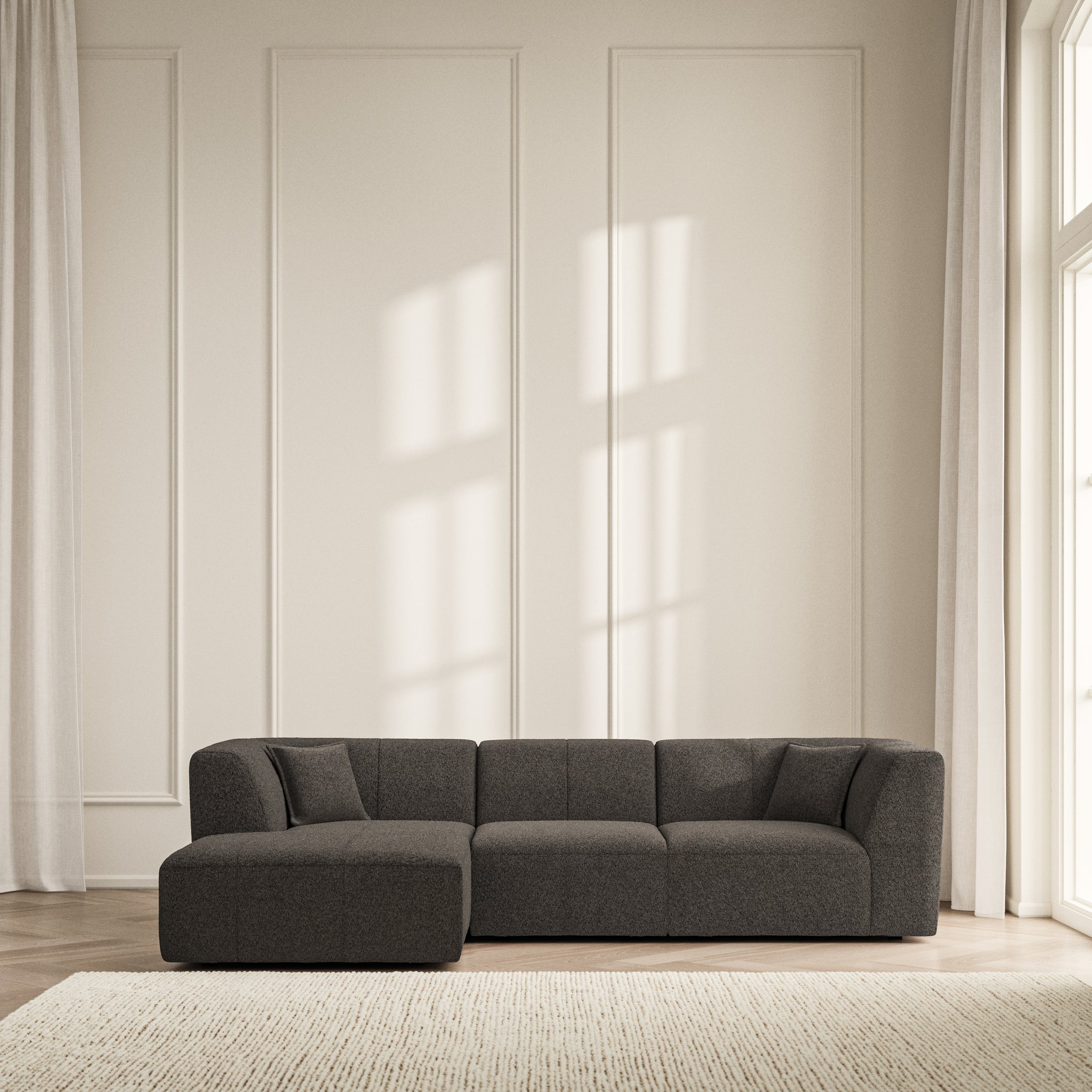 Maison Chaise Sofa LHF - Soft Teddy