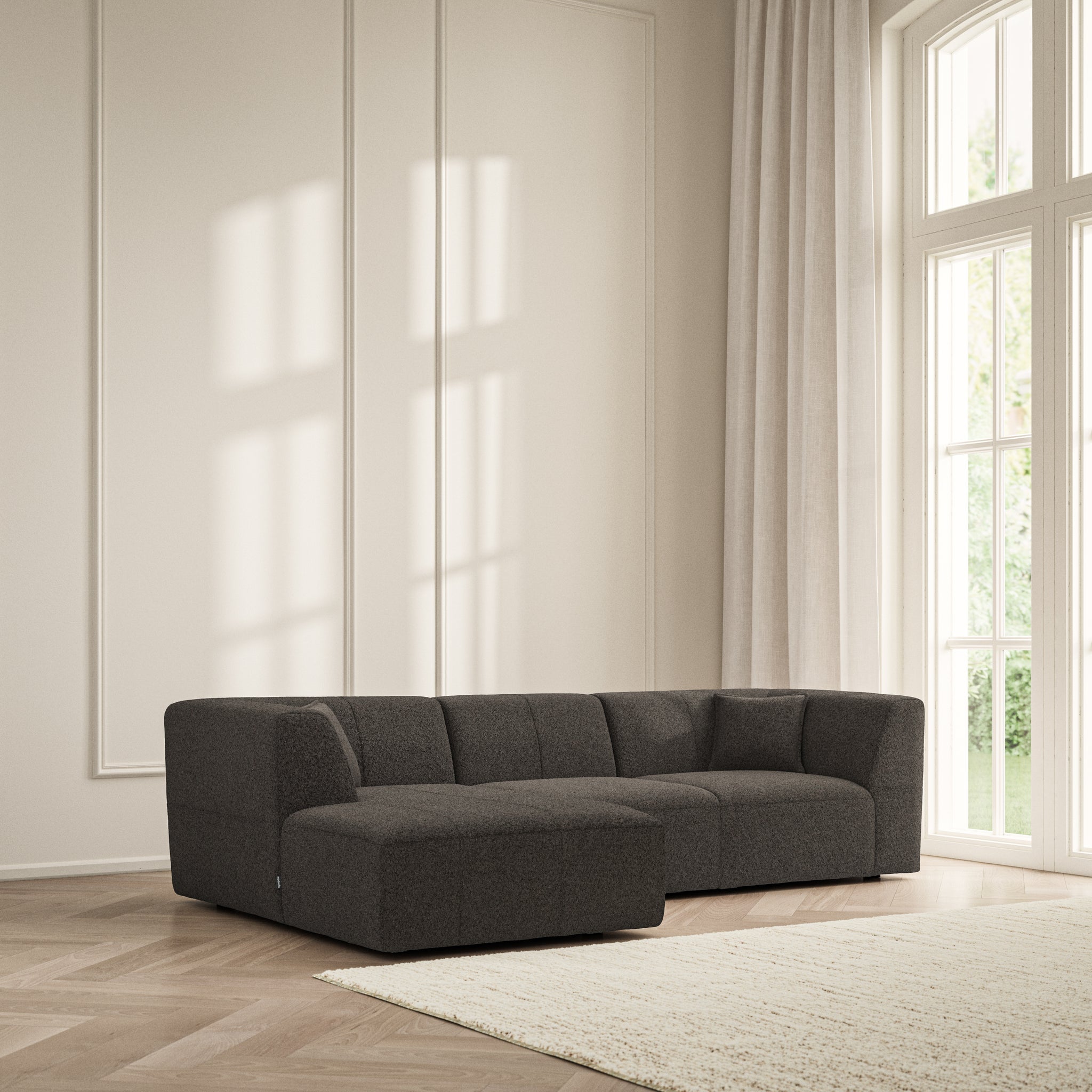 Maison Chaise Sofa LHF - Soft Teddy