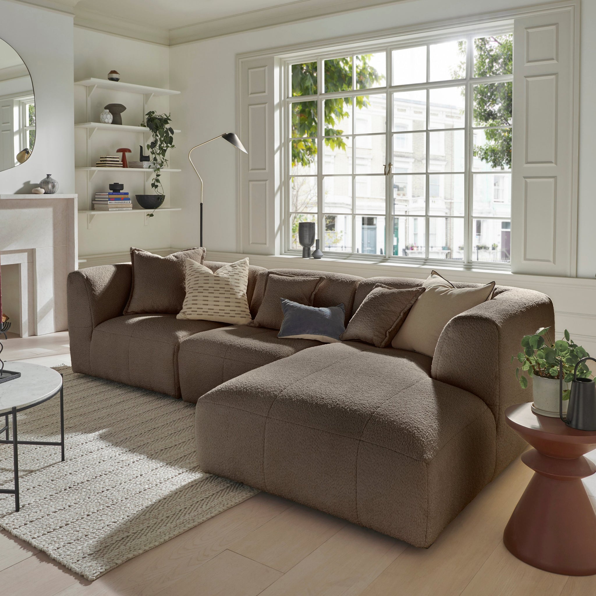 Maison Chaise Sofa RHF - Soft Teddy