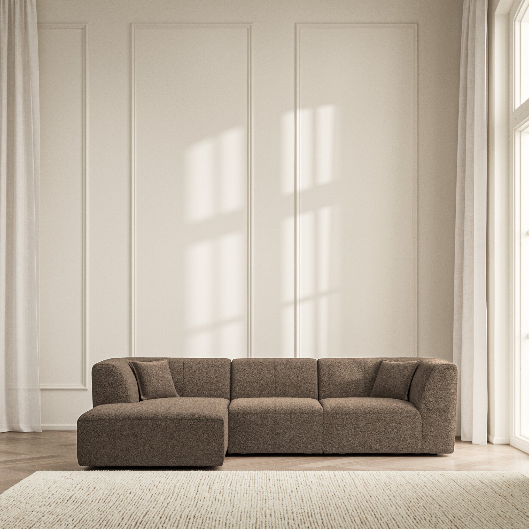 Maison Chaise Sofa LHF - Soft Teddy