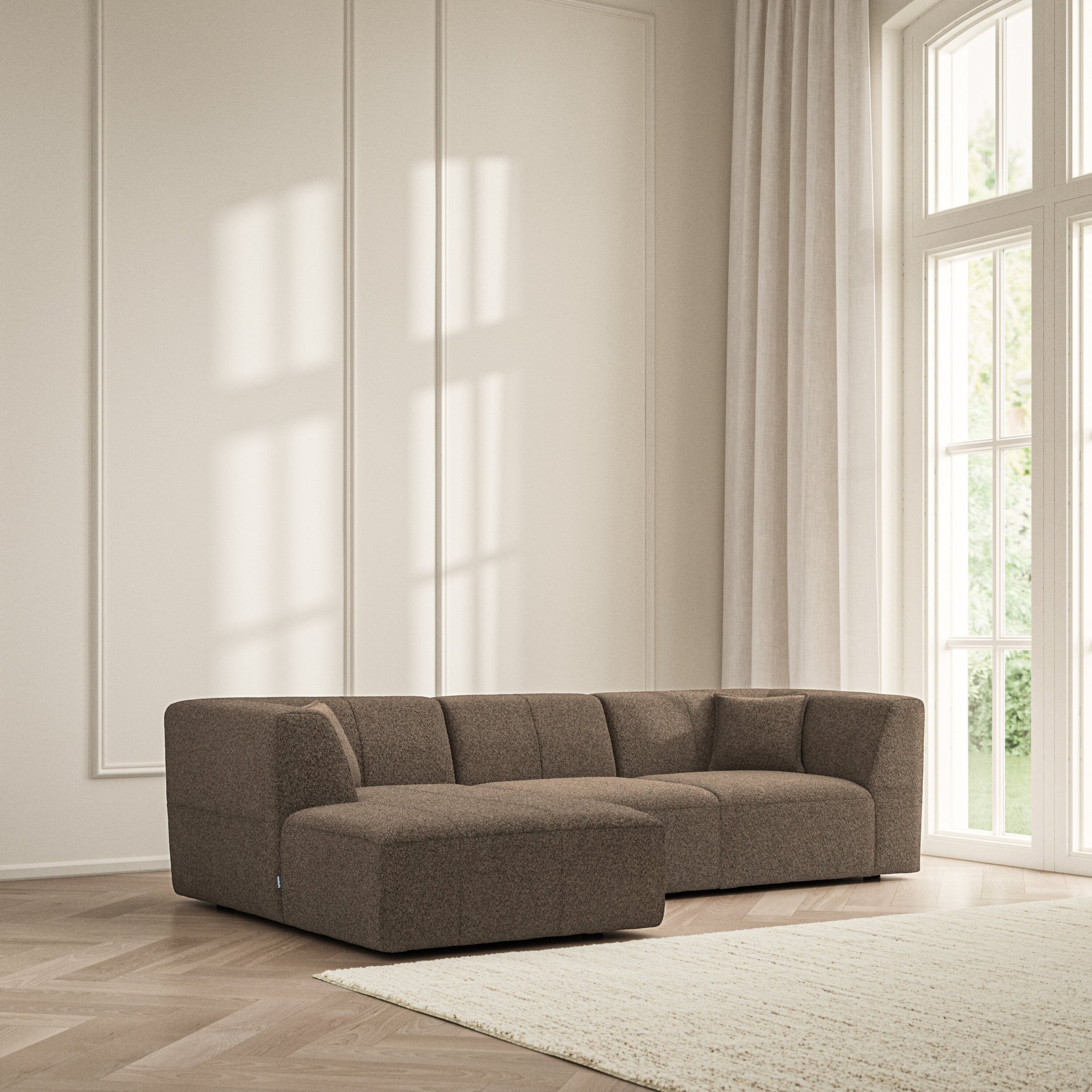 Maison Chaise Sofa LHF - Soft Teddy