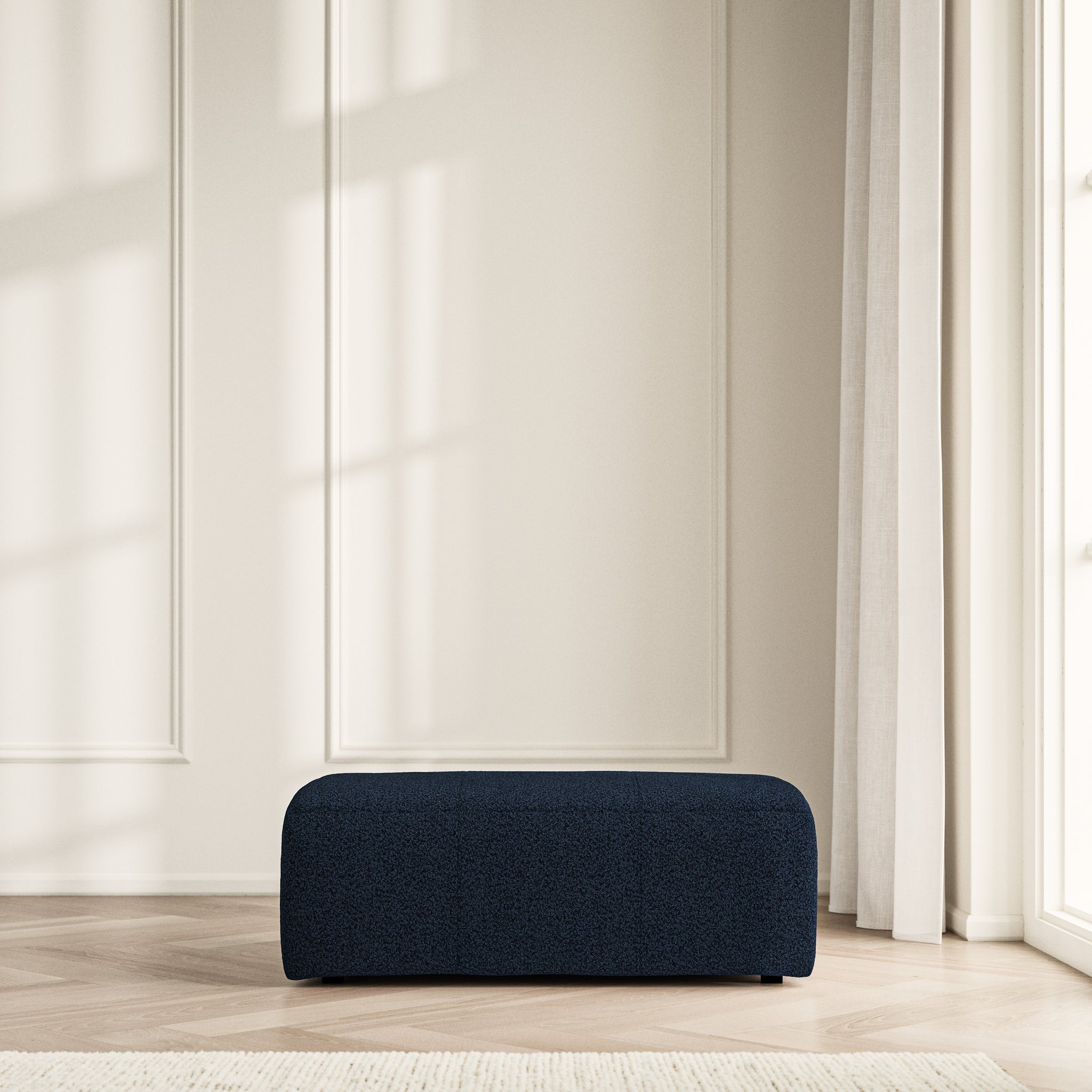 Maison Footstool Large - Bouclé