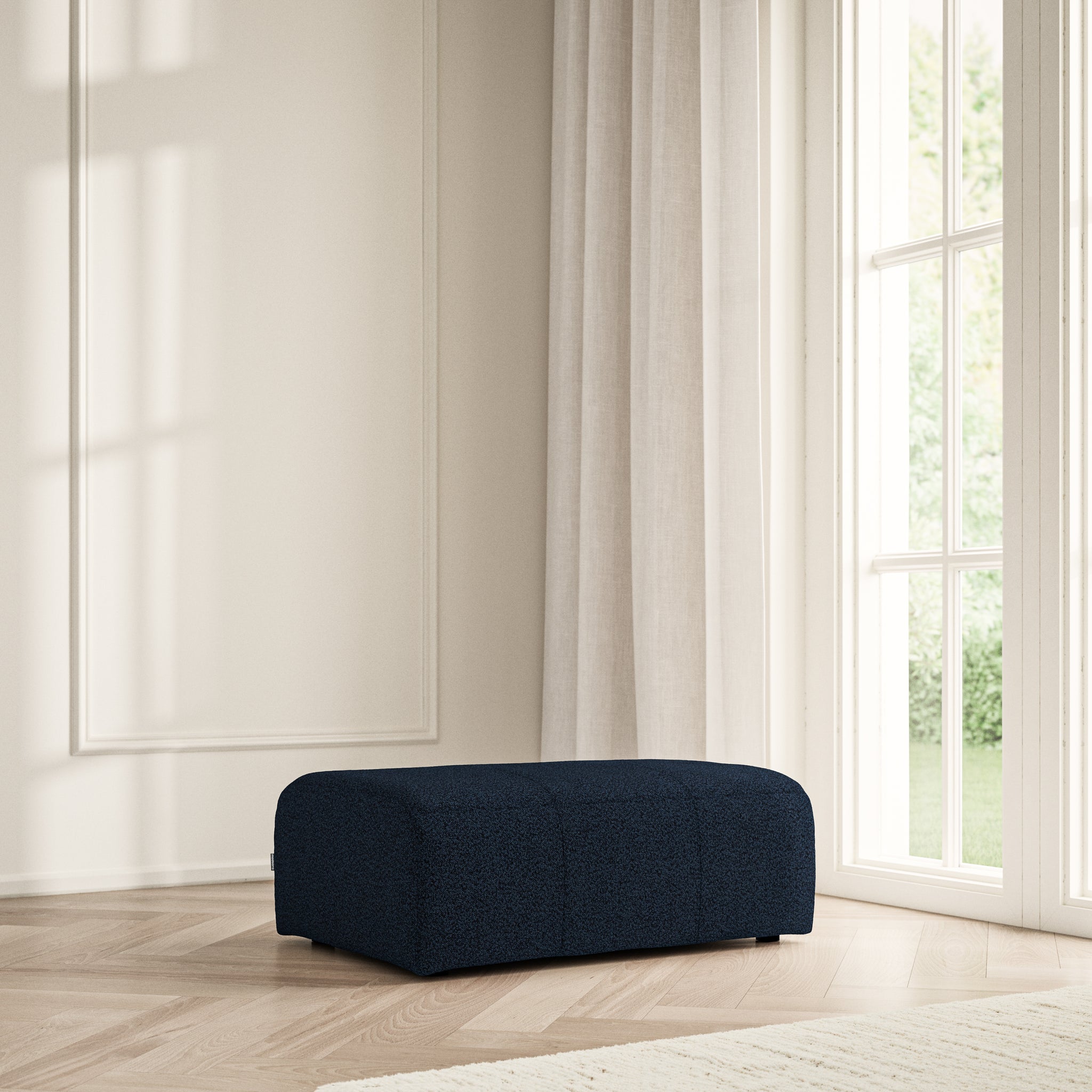 Maison Footstool Large - Bouclé