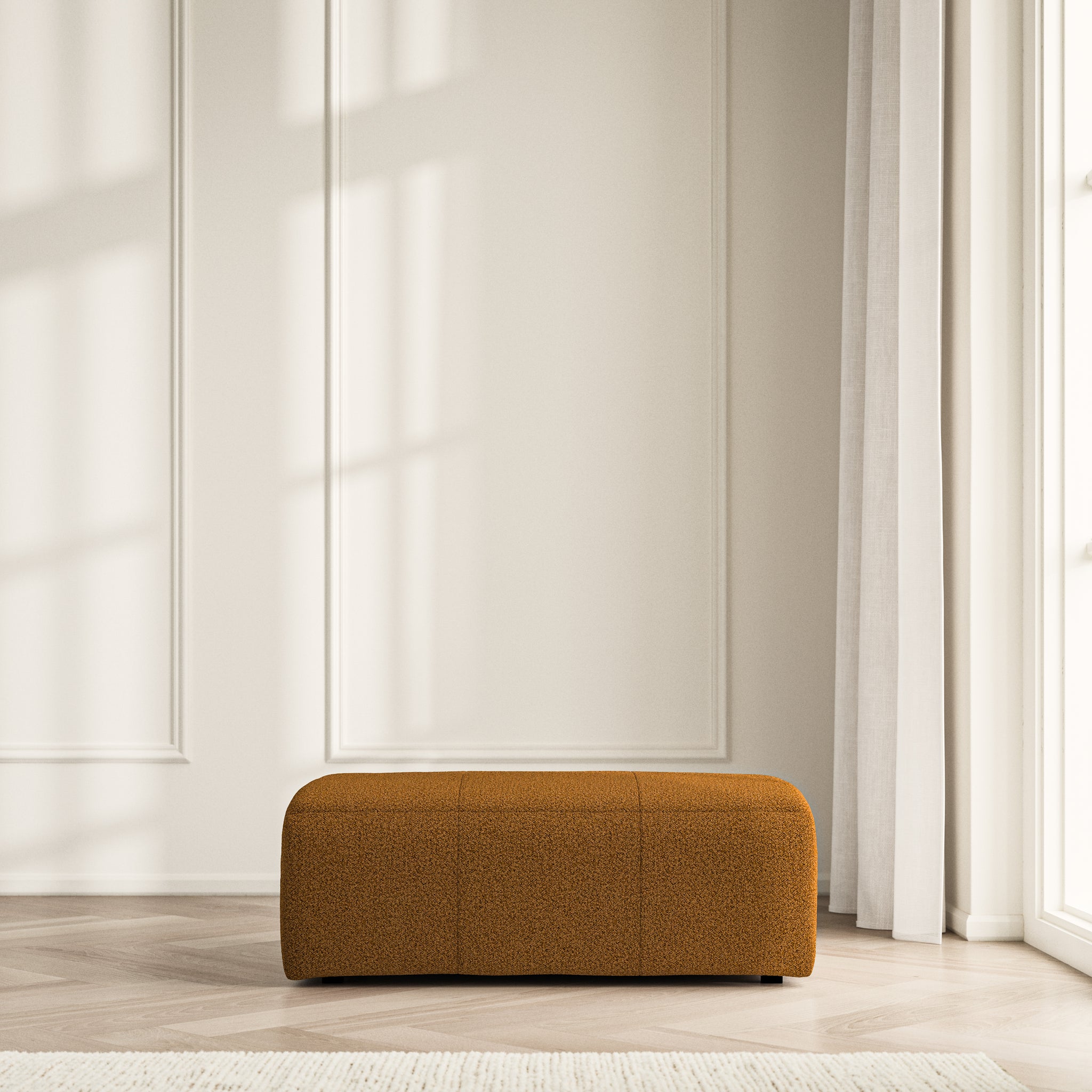 Maison Footstool Large - Bouclé