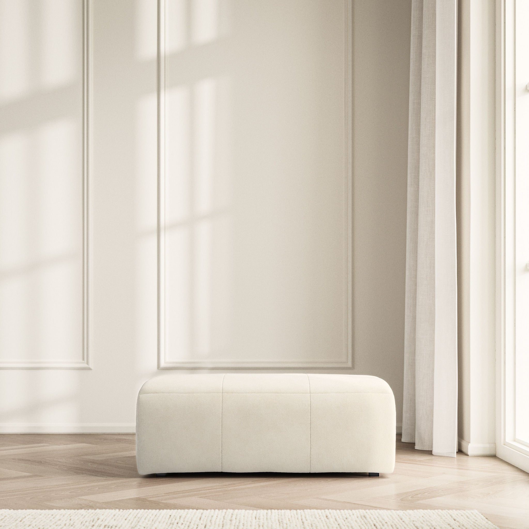 Maison Footstool Large - Soft Bouclé