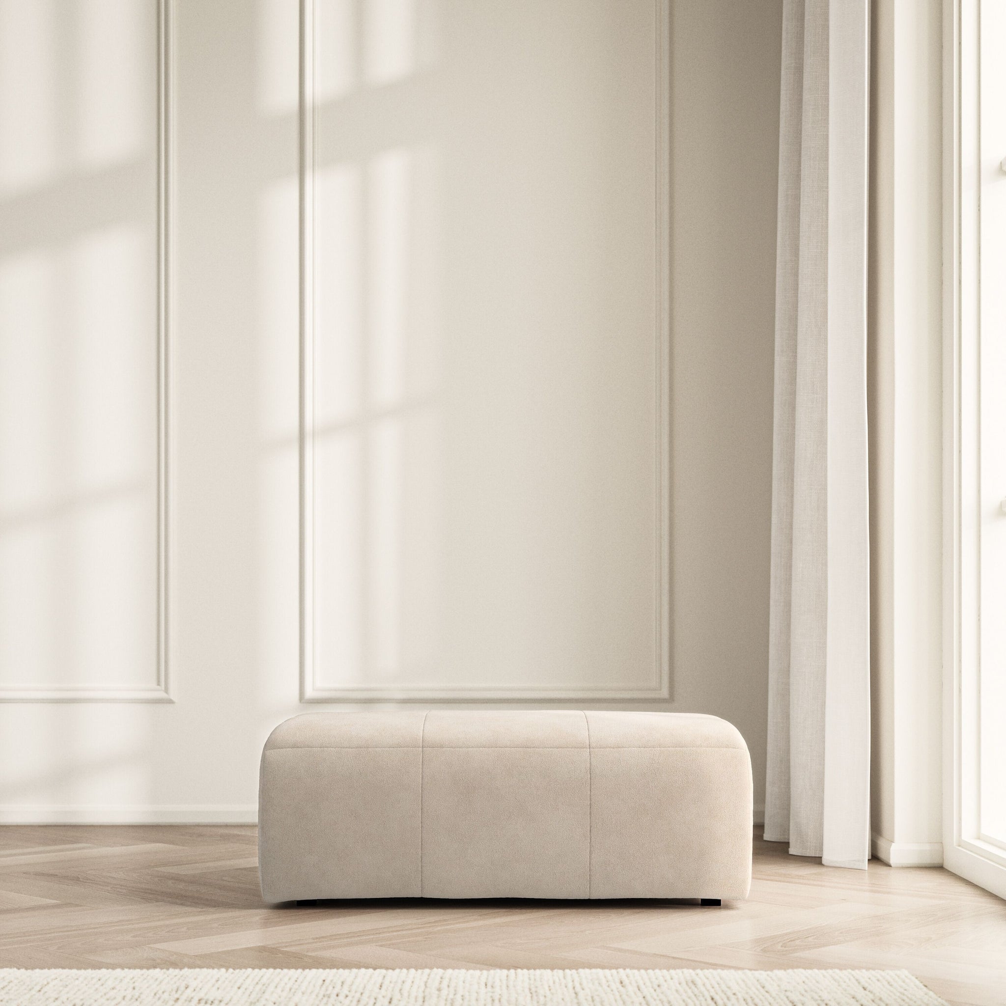Maison Footstool Large - Soft Bouclé