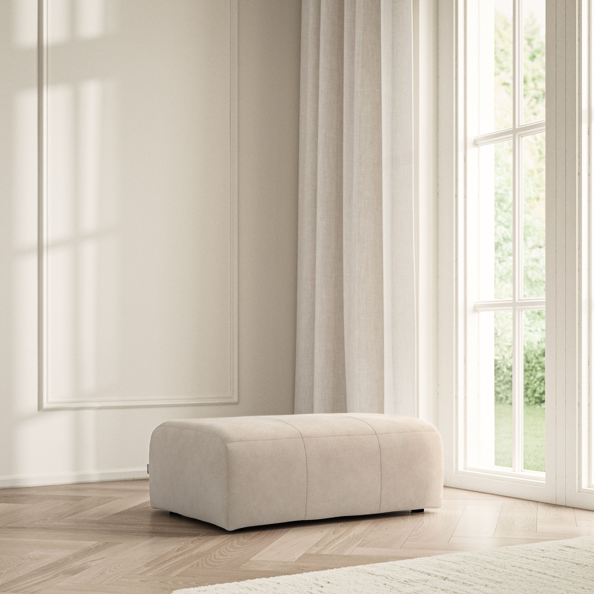 Maison Footstool Large - Soft Bouclé