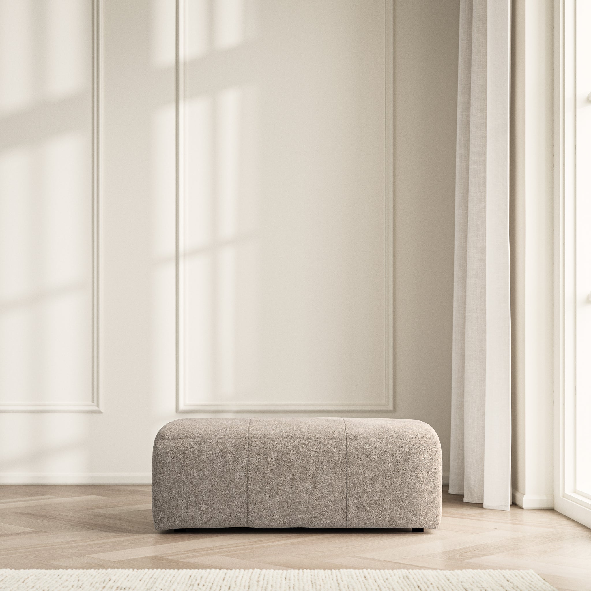 Maison Footstool Large - Soft Bouclé