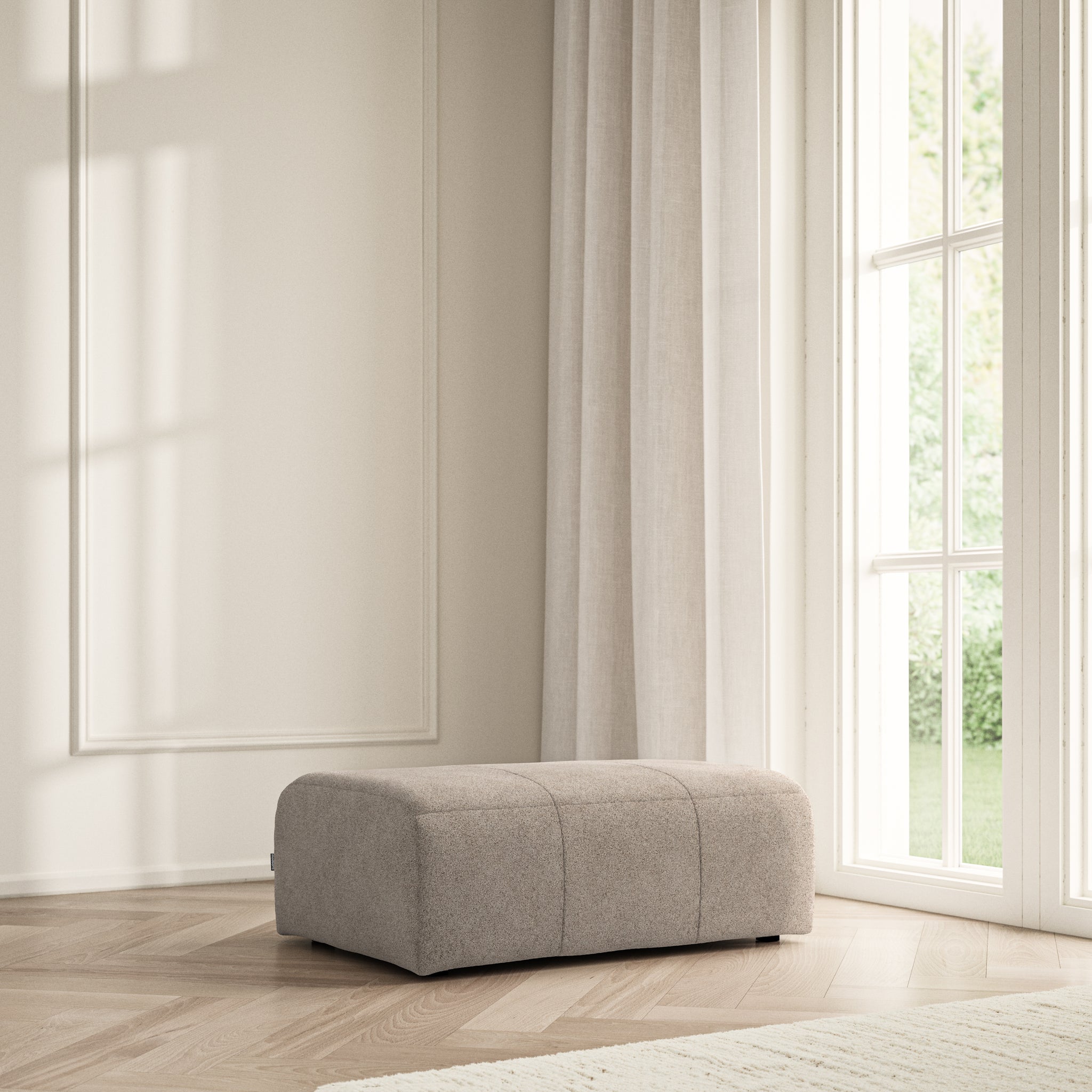Maison Footstool Large - Soft Bouclé