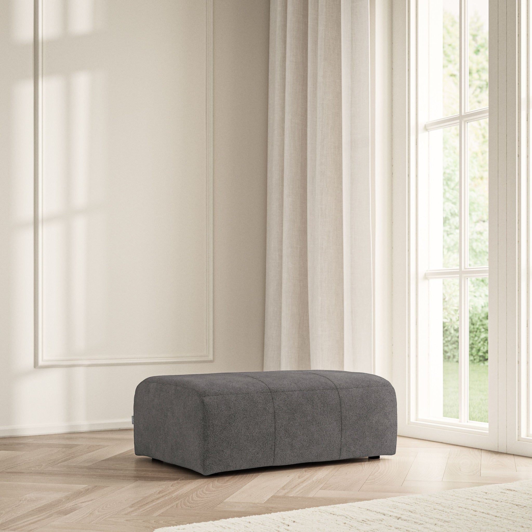 Maison Footstool Large - Soft Bouclé
