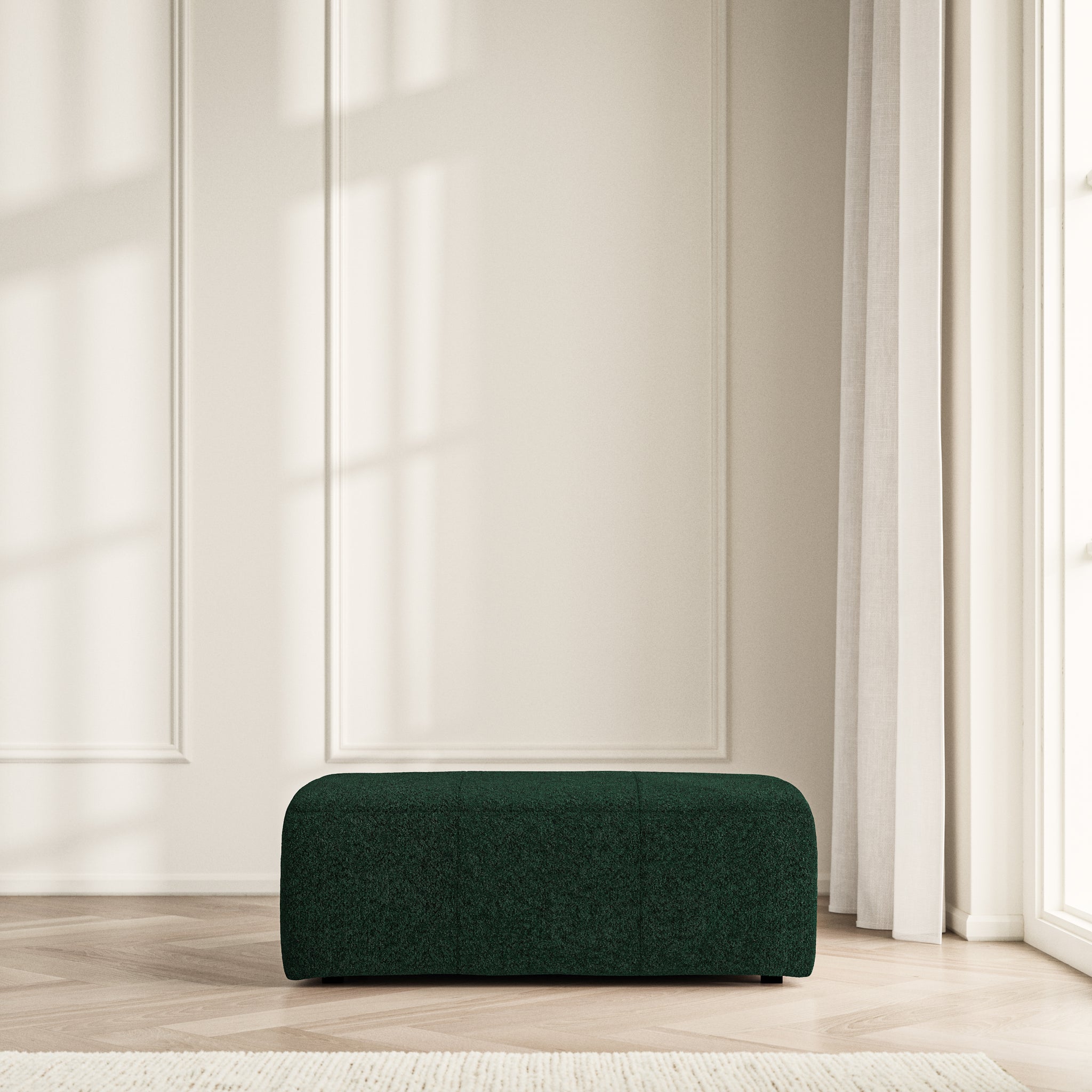 Maison Footstool Large - Soft Teddy