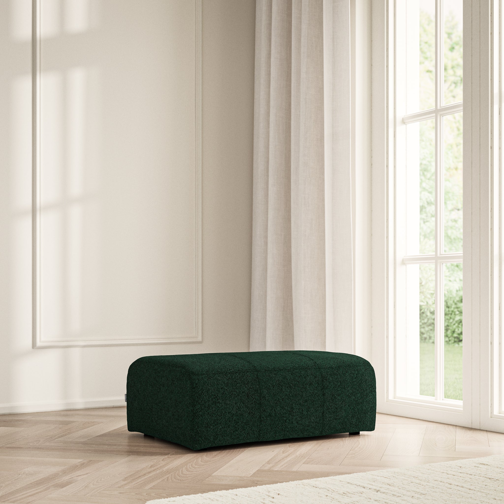 Maison Footstool Large - Soft Teddy