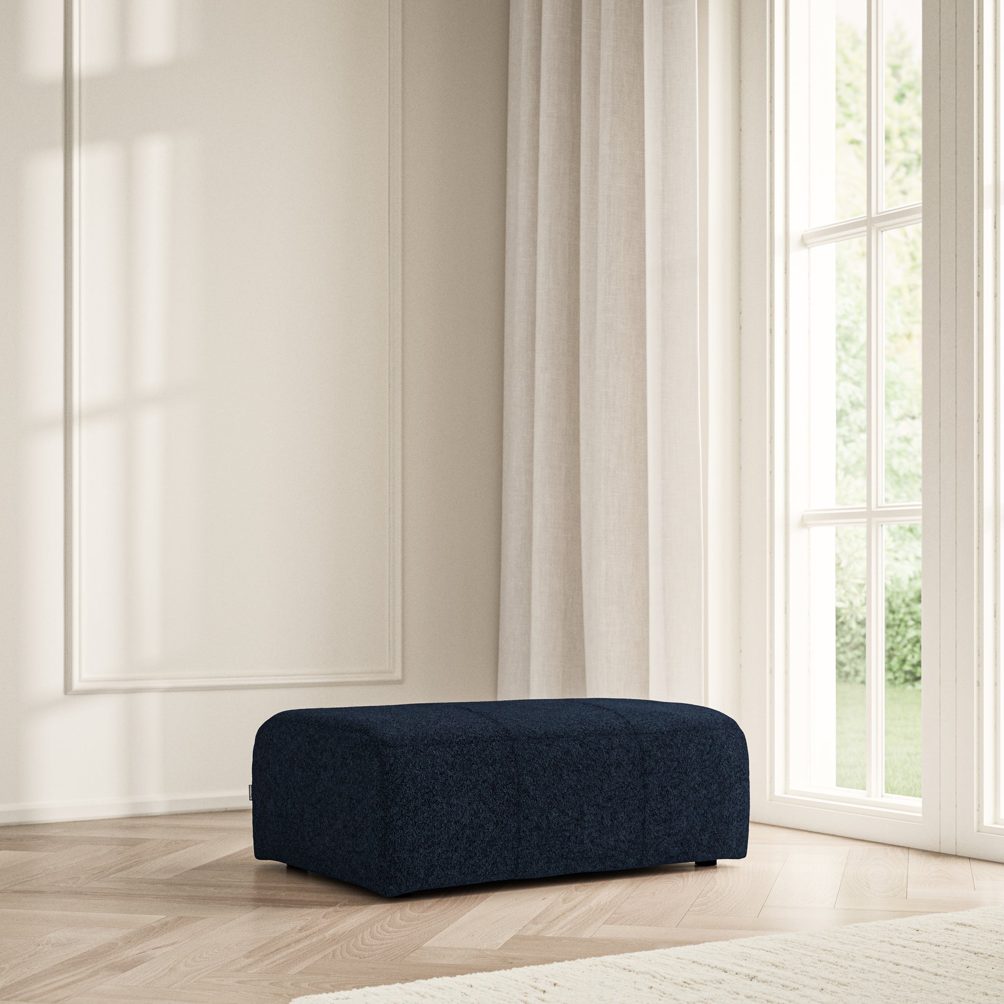 Maison Footstool Large - Soft Teddy