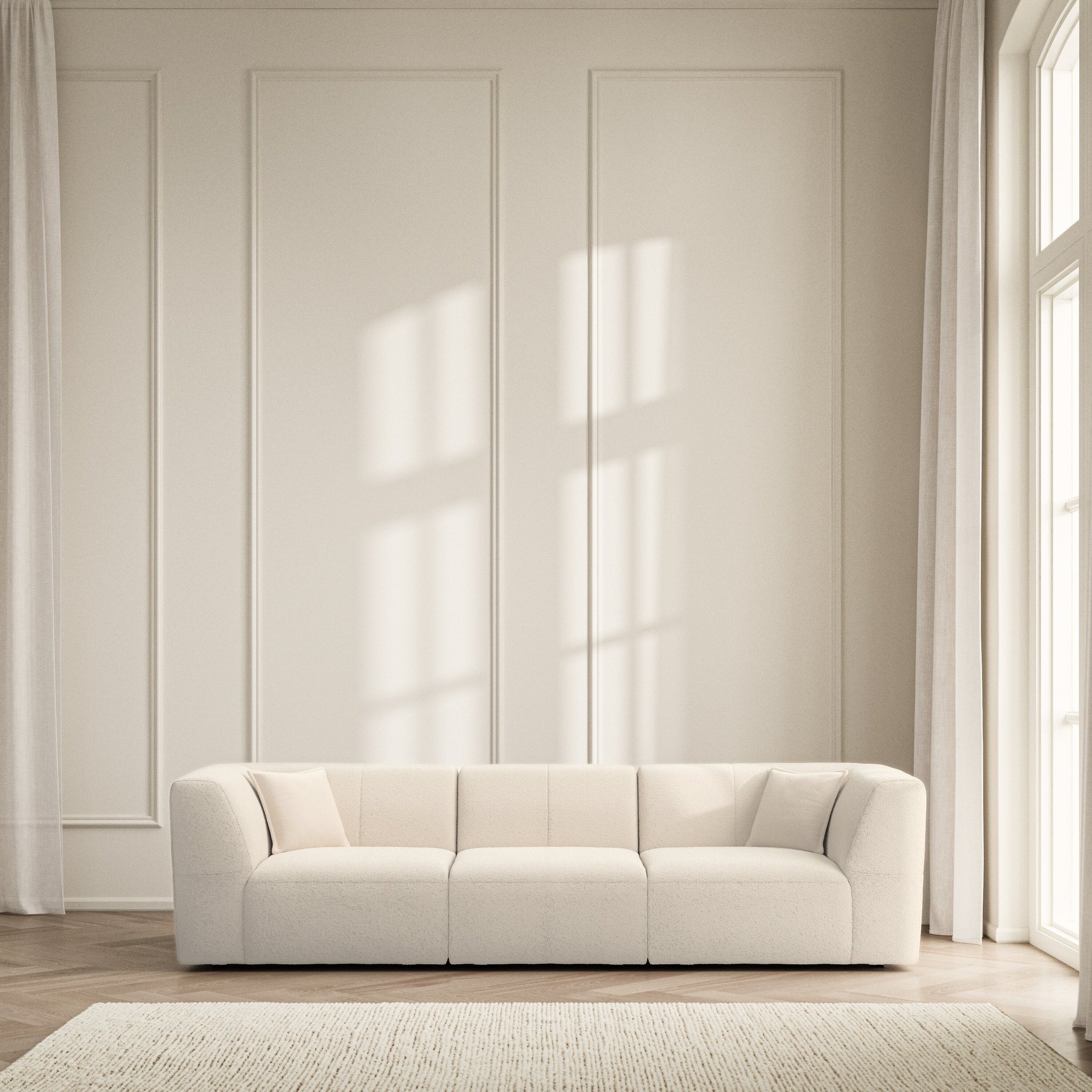 Maison Large Sofa - Soft Teddy