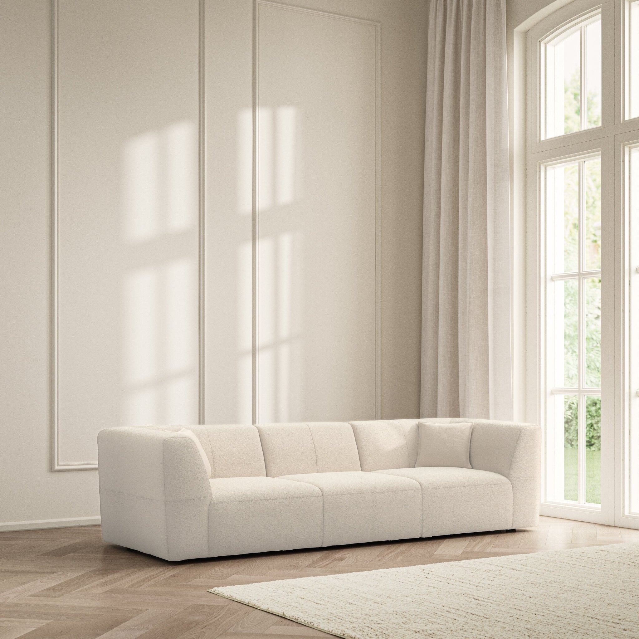 Maison Large Sofa - Soft Teddy