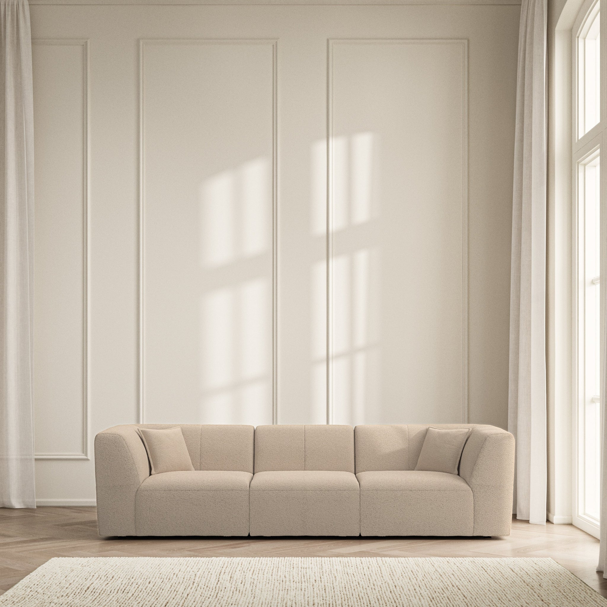Maison Large Sofa - Soft Teddy