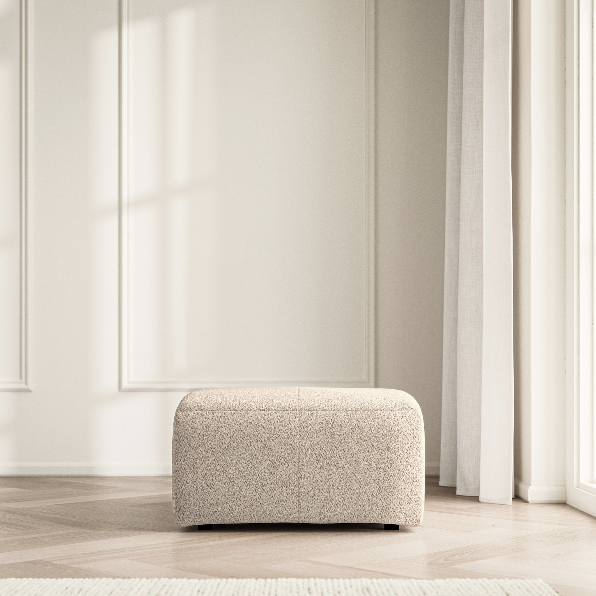Maison Footstool Small - Bouclé