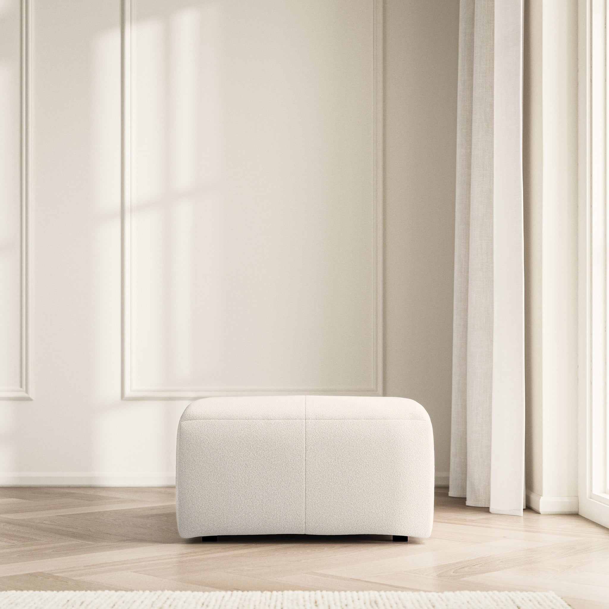 Maison Footstool Small - Bouclé