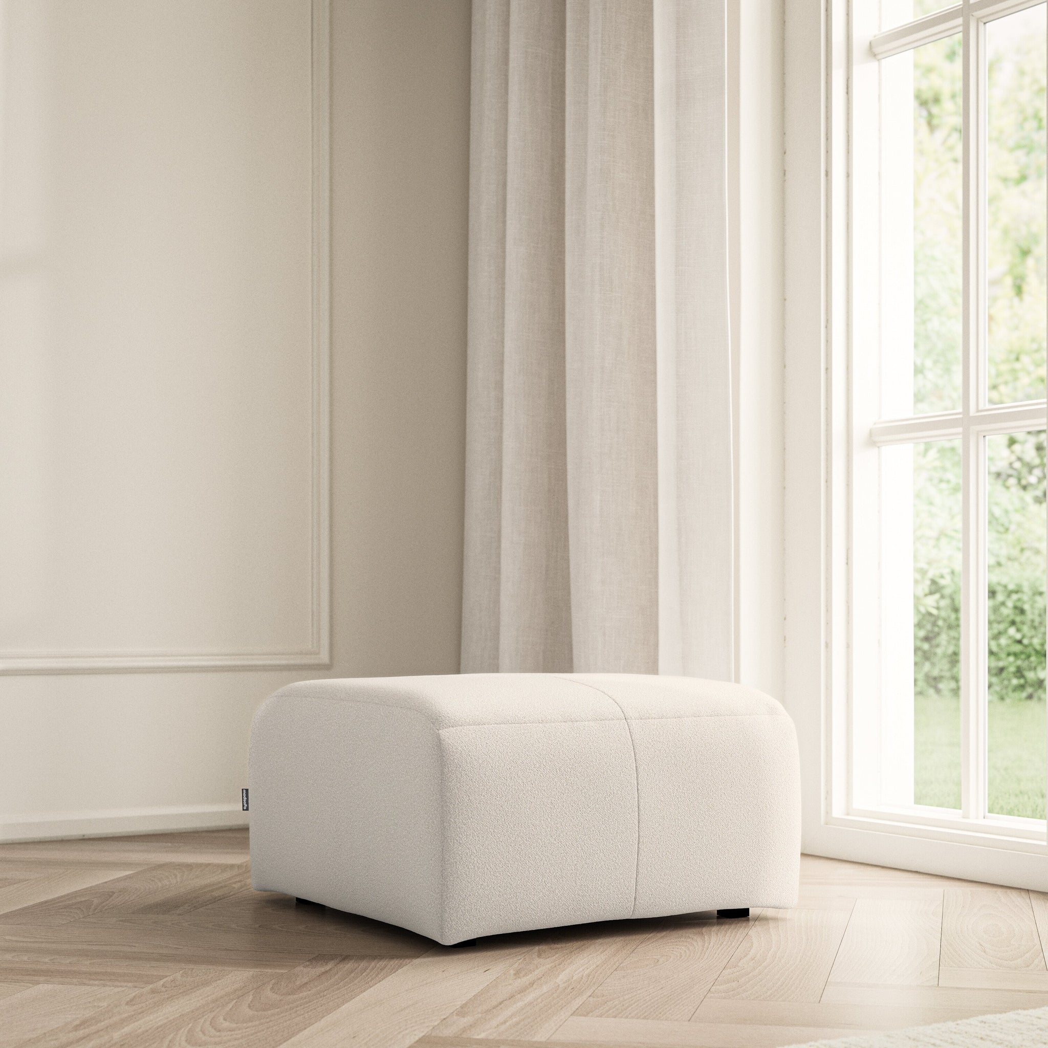 Maison Footstool Small - Bouclé