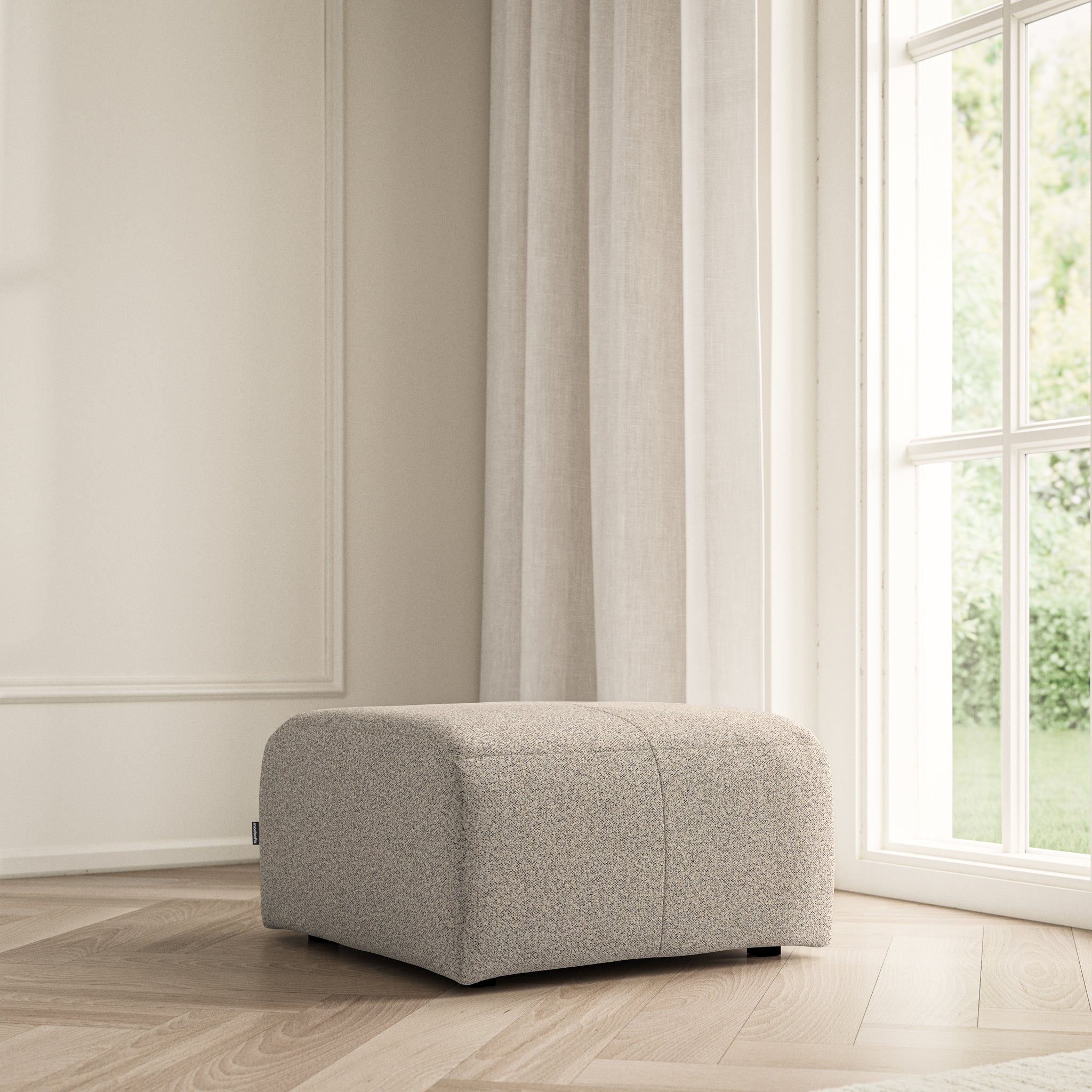 Maison Footstool Small - Bouclé