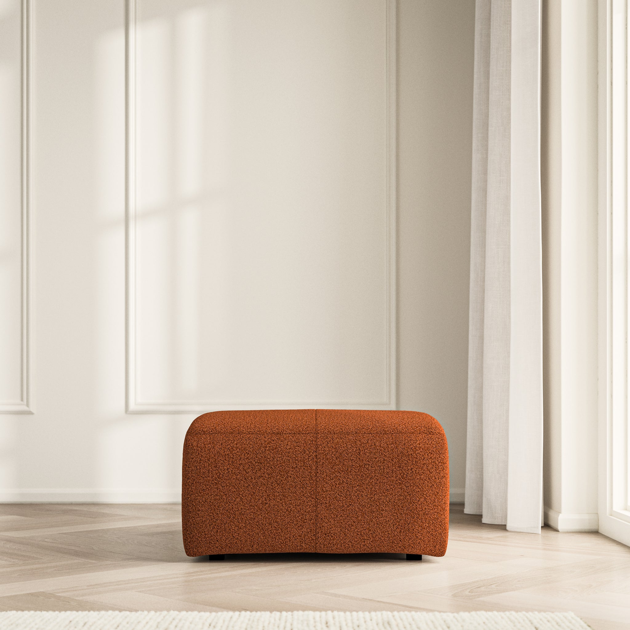 Maison Footstool Small - Bouclé