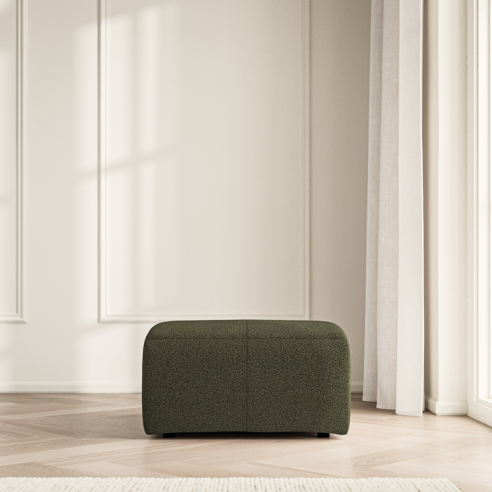 Maison Footstool Small - Bouclé