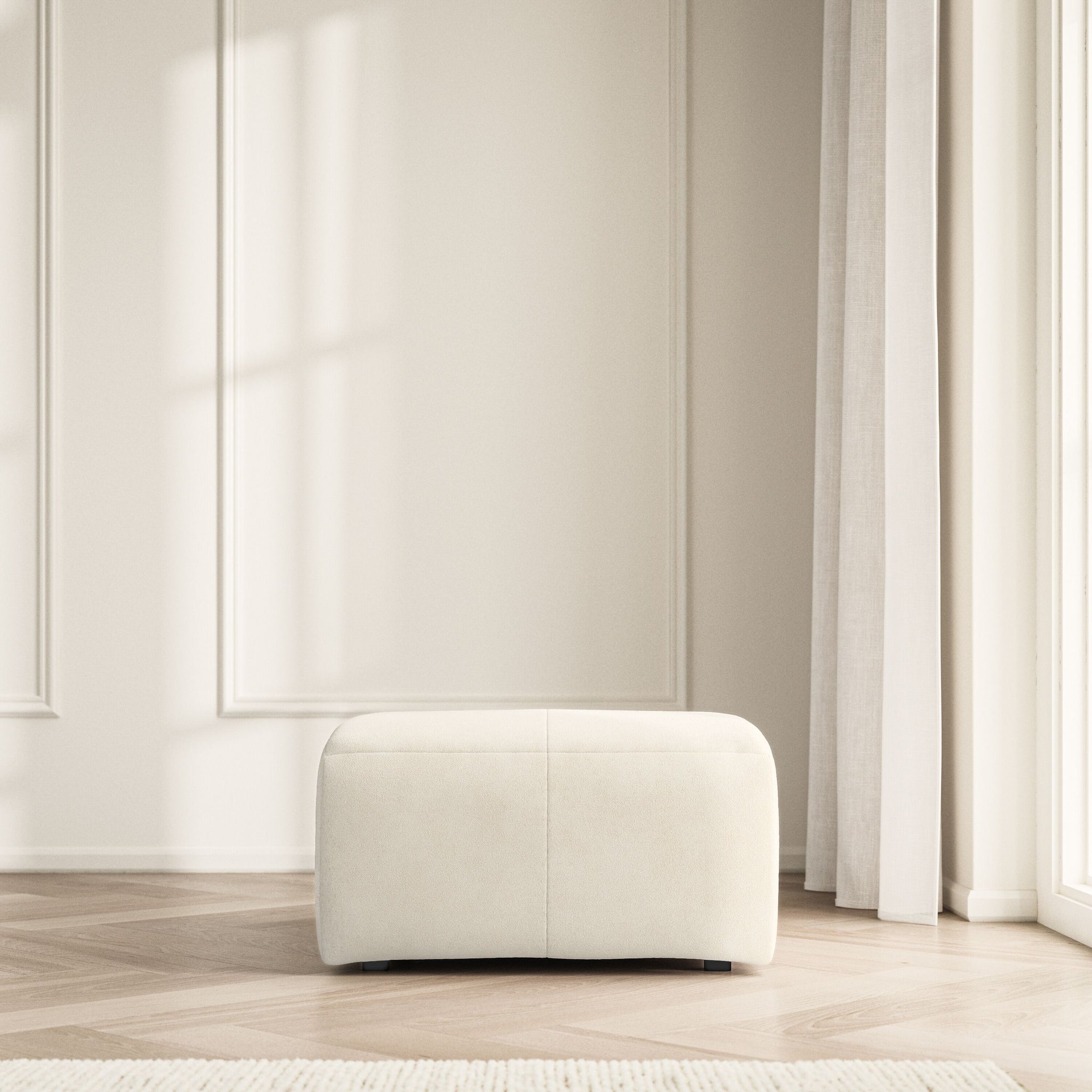 Maison Footstool Small - Soft Bouclé