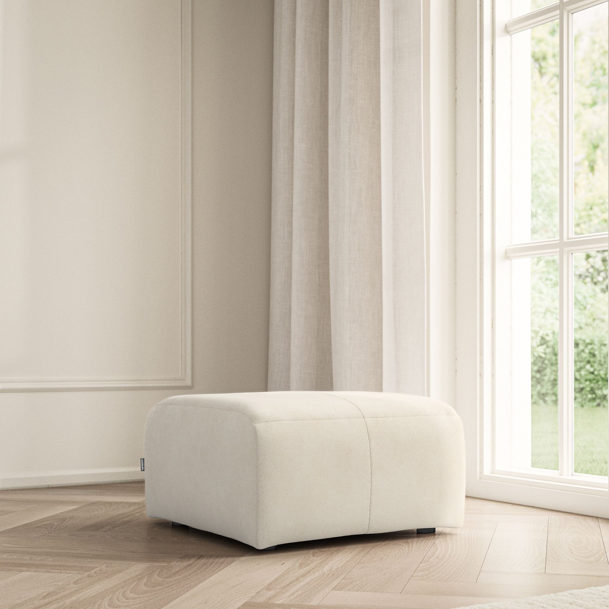 Maison Footstool Small - Soft Bouclé