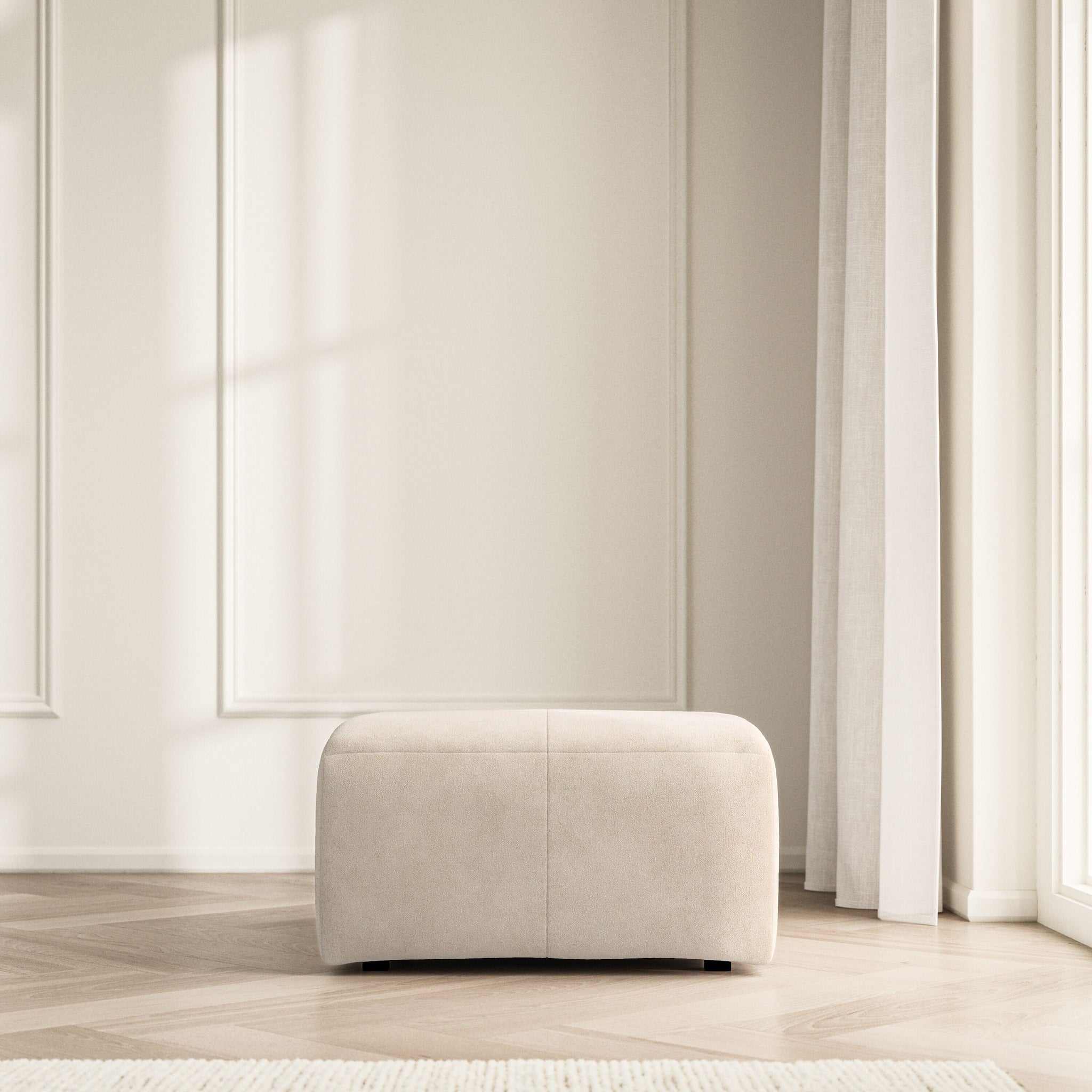 Maison Footstool Small - Soft Bouclé