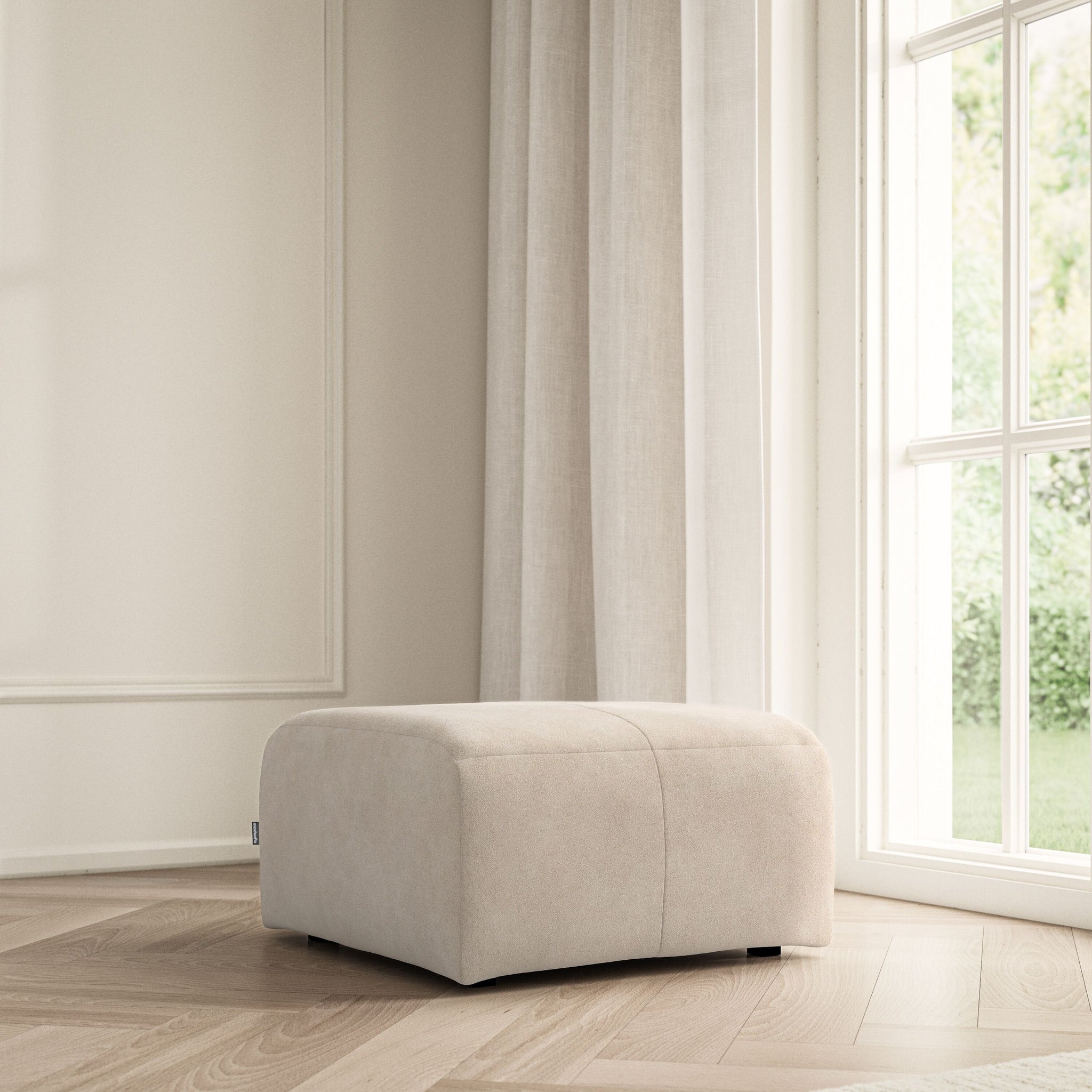 Maison Footstool Small - Soft Bouclé