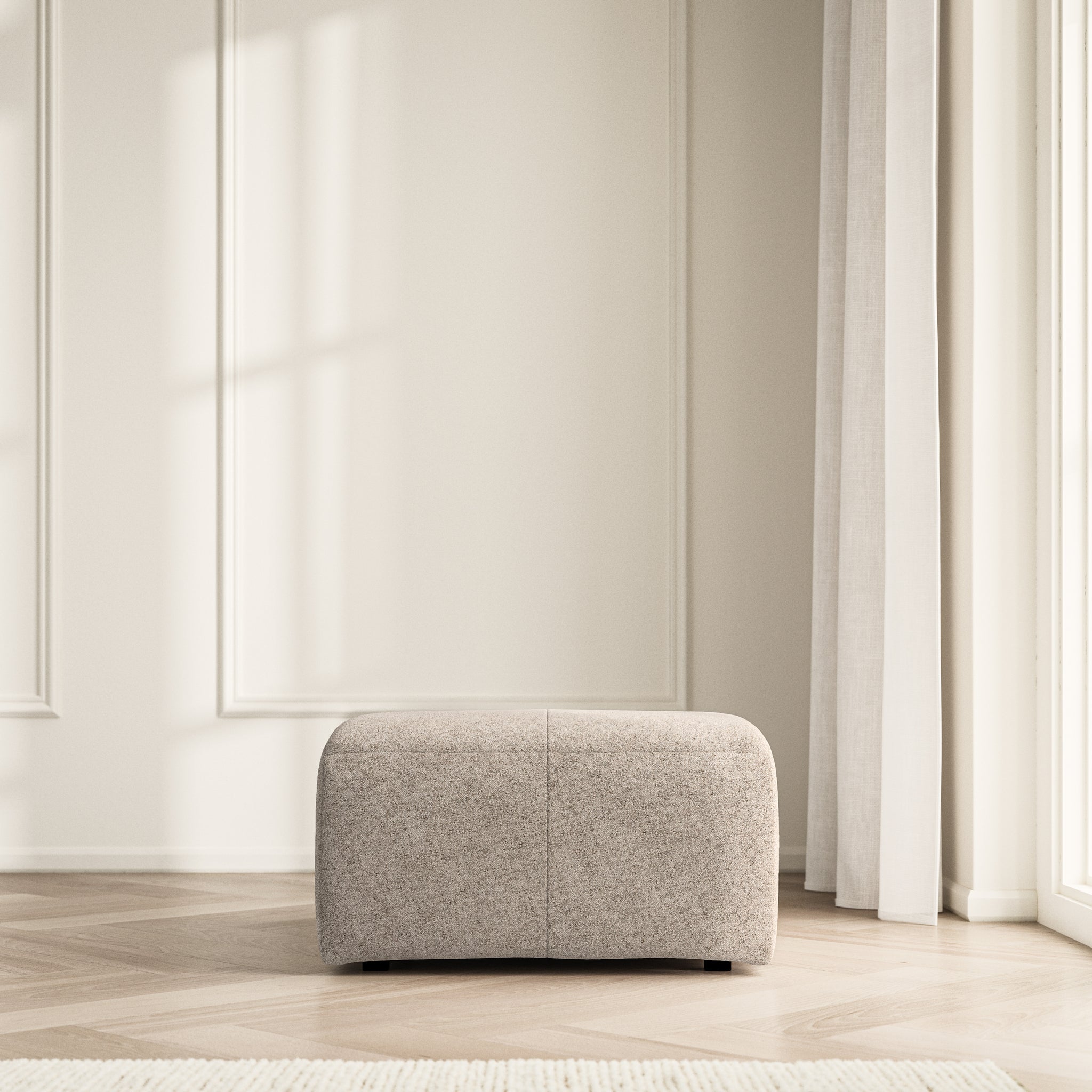 Maison Footstool Small - Soft Bouclé