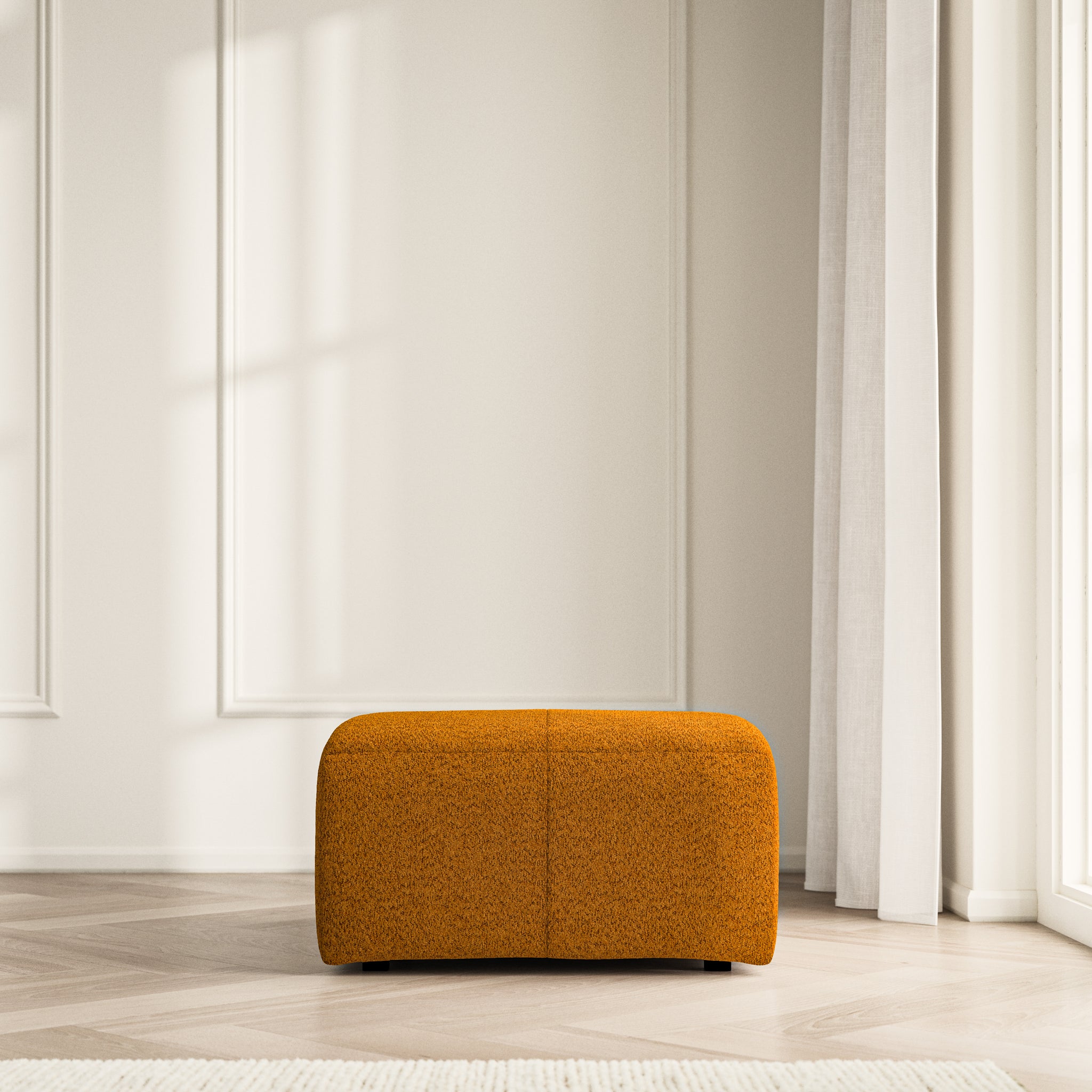 Maison Footstool Small - Soft Teddy