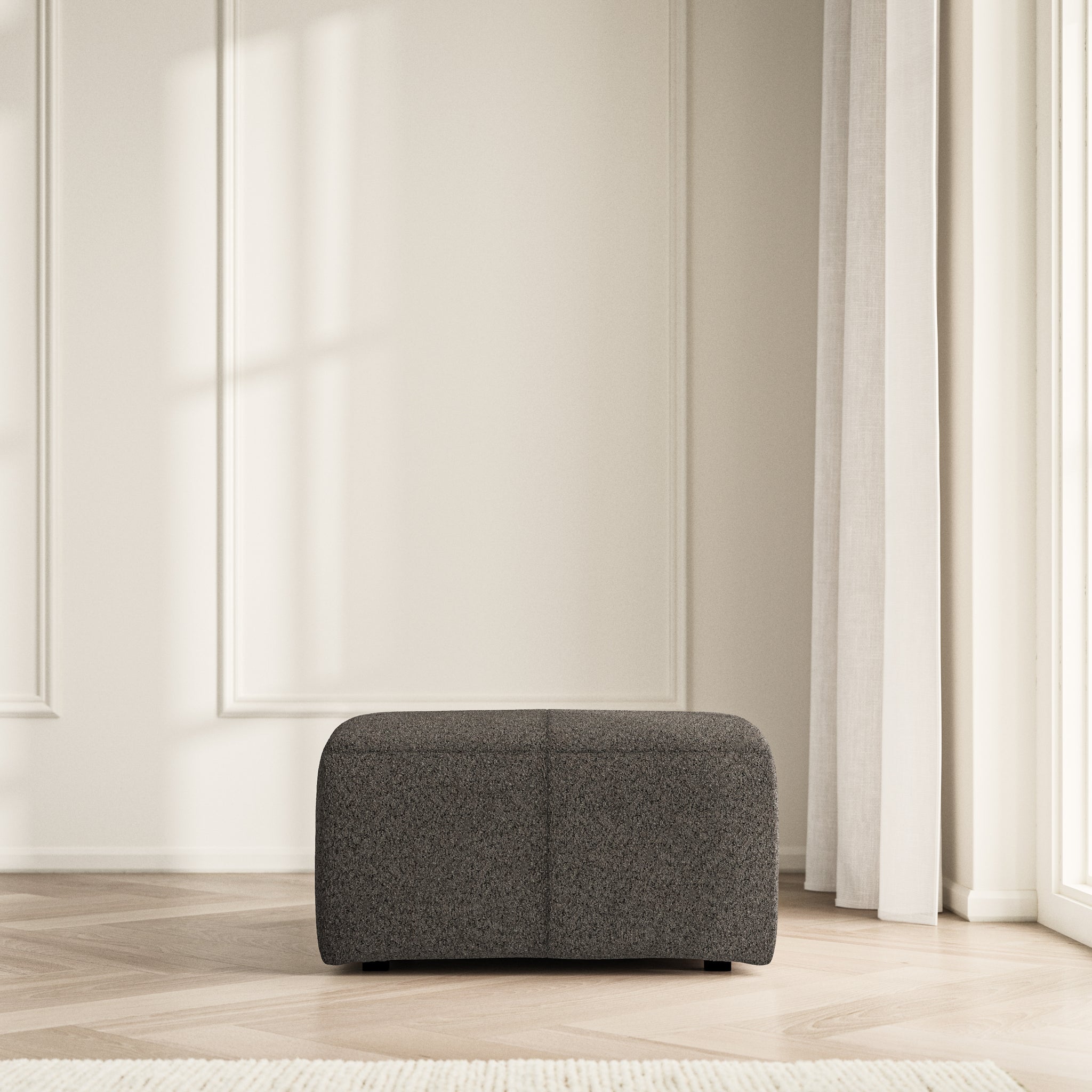 Maison Footstool Small - Soft Teddy