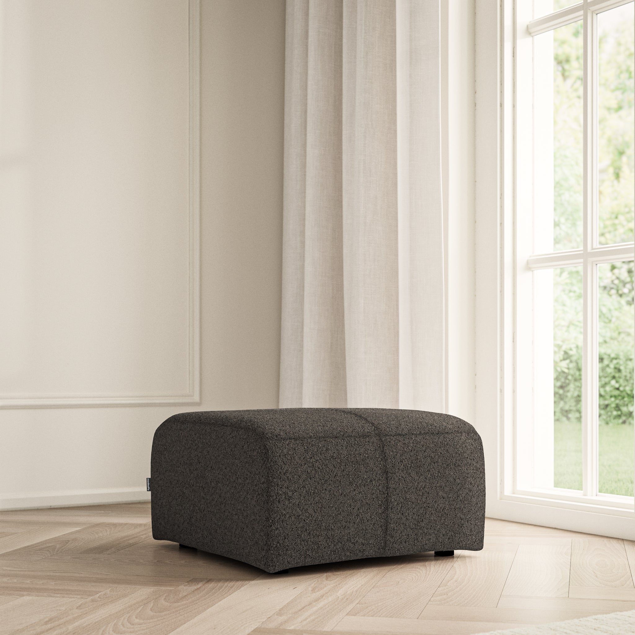 Maison Footstool Small - Soft Teddy
