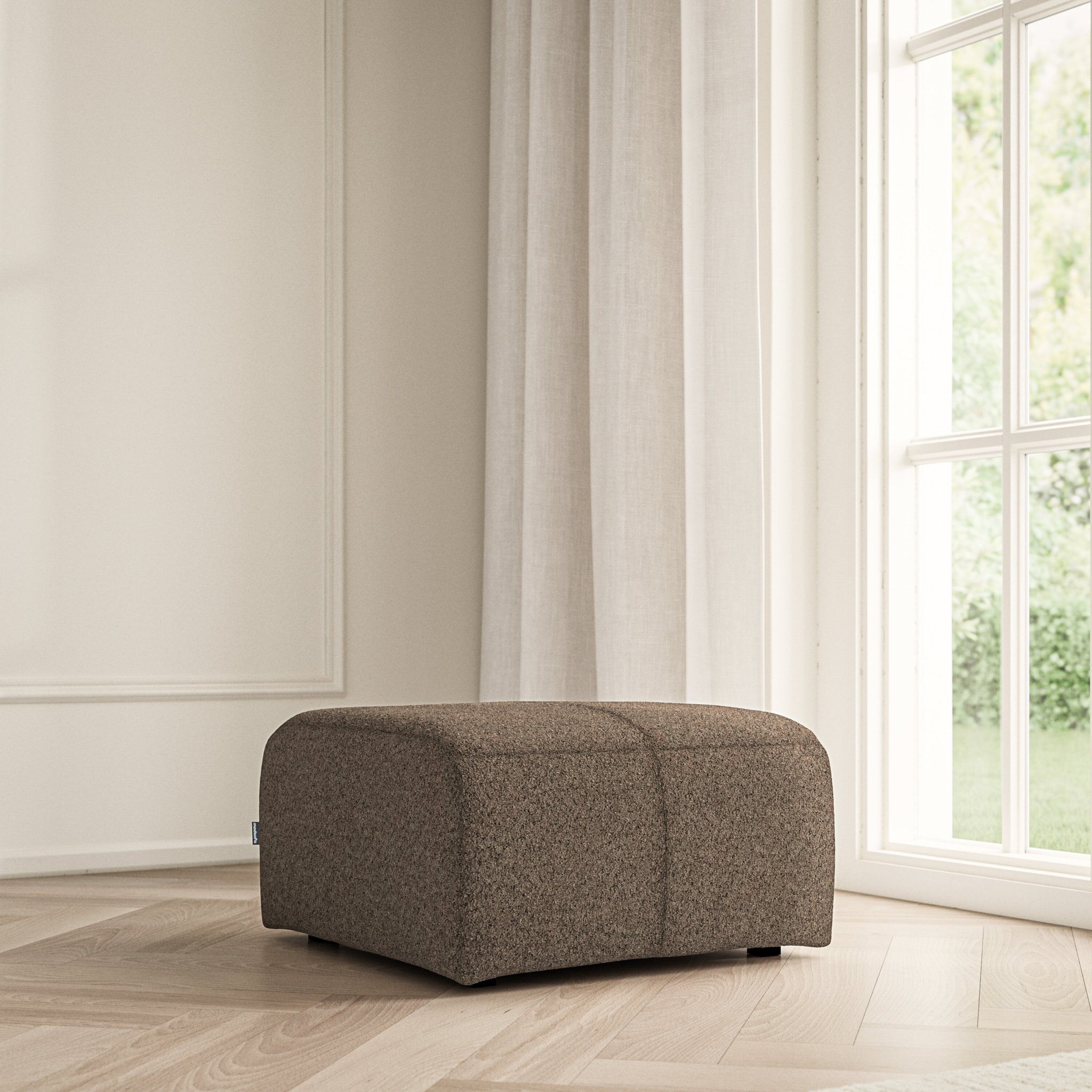 Maison Footstool Small - Soft Teddy