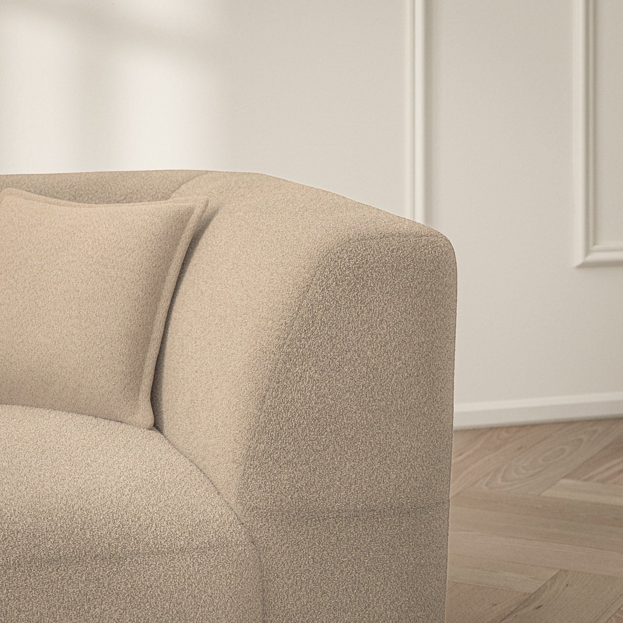 Maison Chaise Sofa LHF - Soft Teddy
