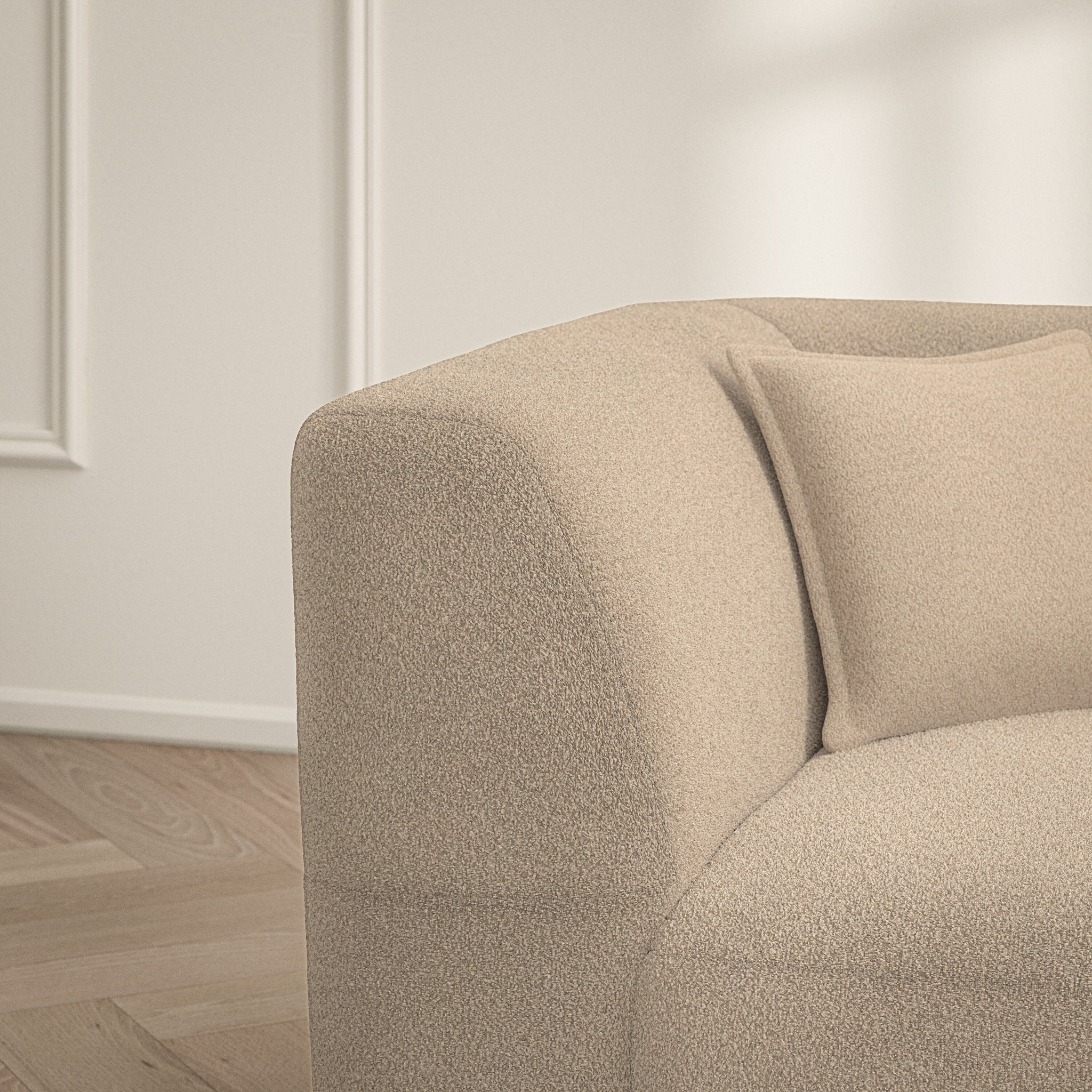 Maison U Shape Closed End - Soft Teddy