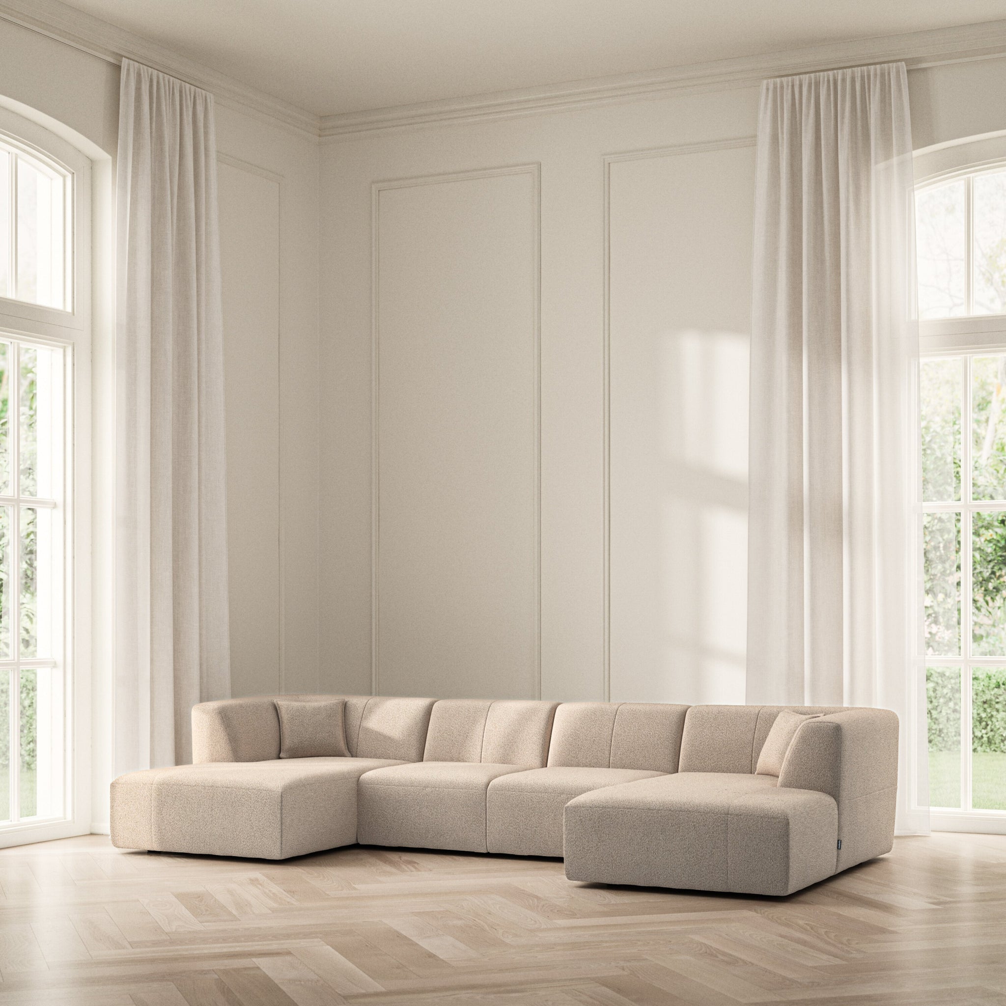 Maison U-Shape Chaise End - Bouclé