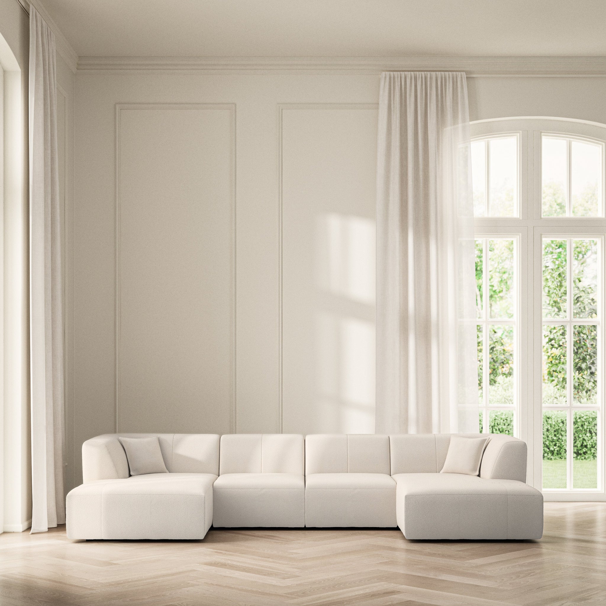 Maison U-Shape Chaise End - Bouclé