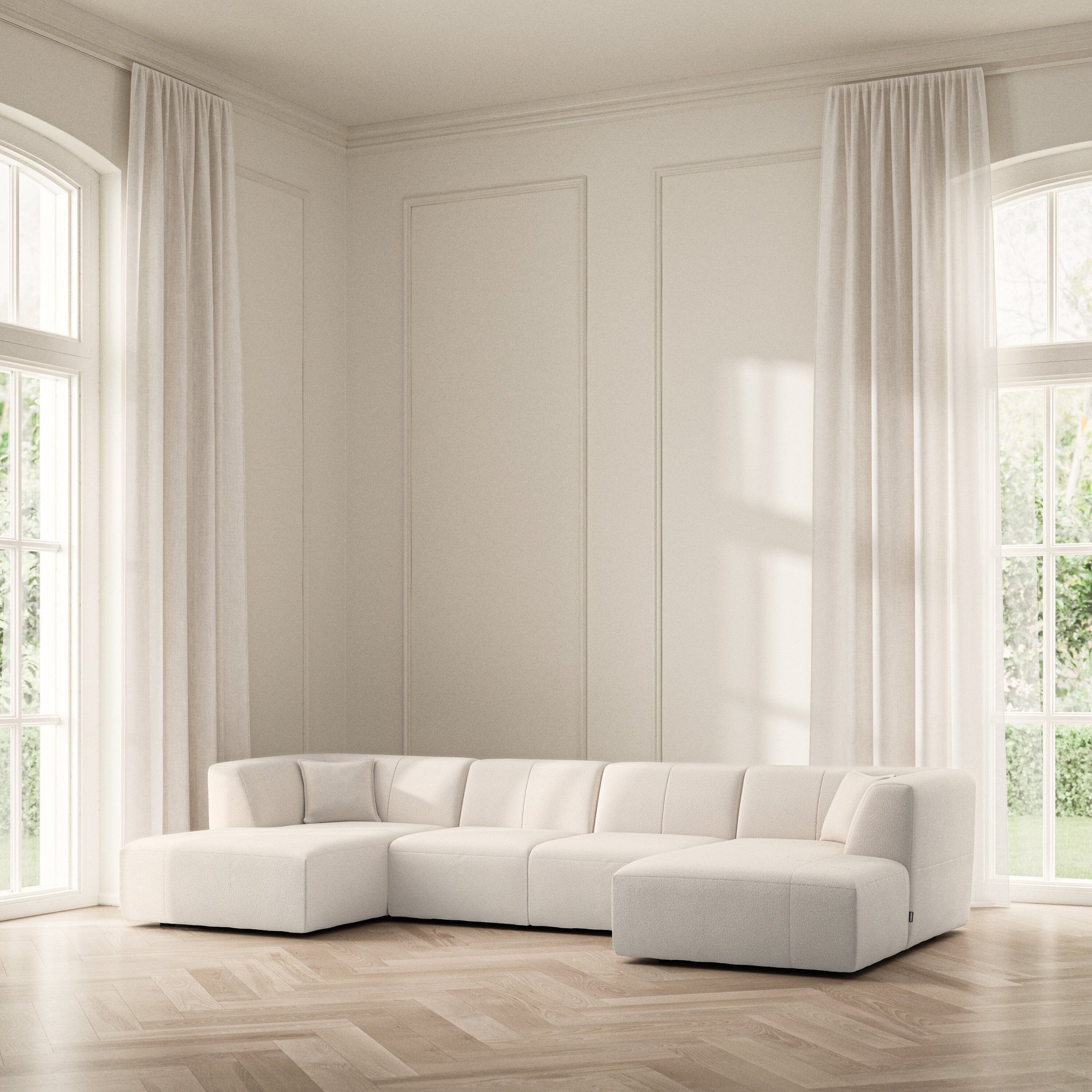 Maison U-Shape Chaise End - Bouclé