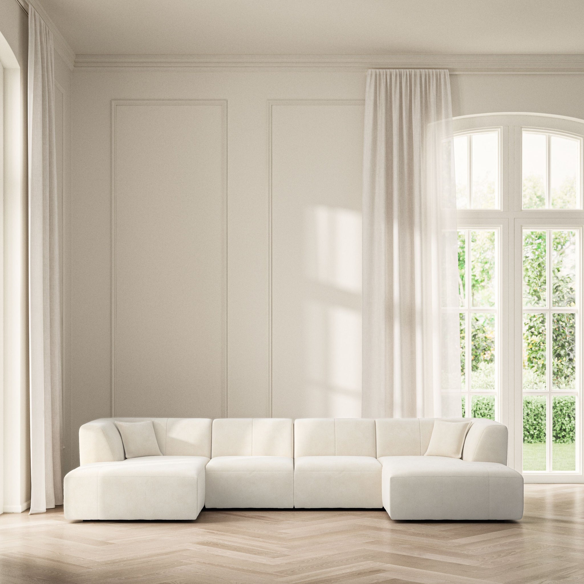 Maison U-Shape Chaise End - Soft Bouclé