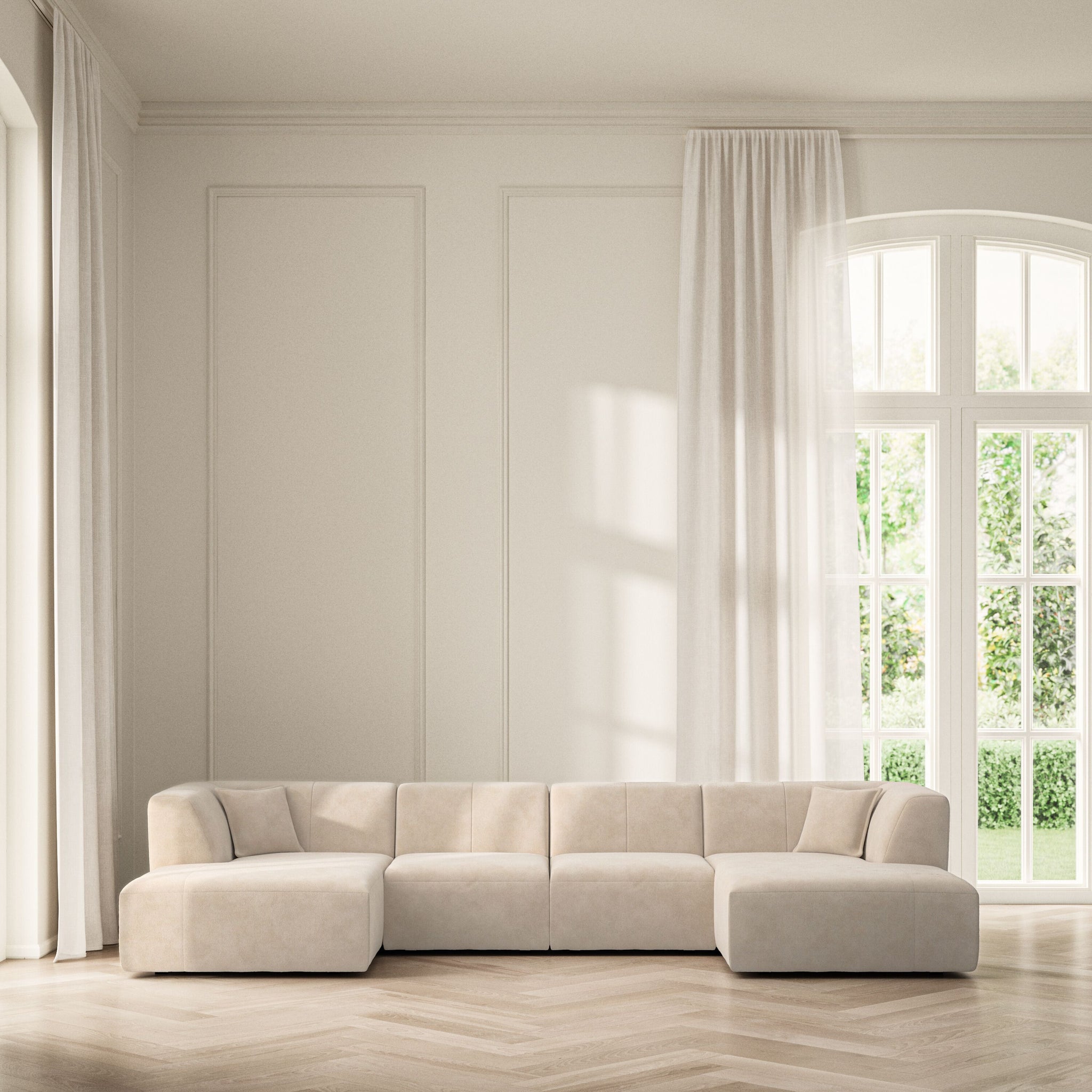 Maison U-Shape Chaise End - Soft Bouclé