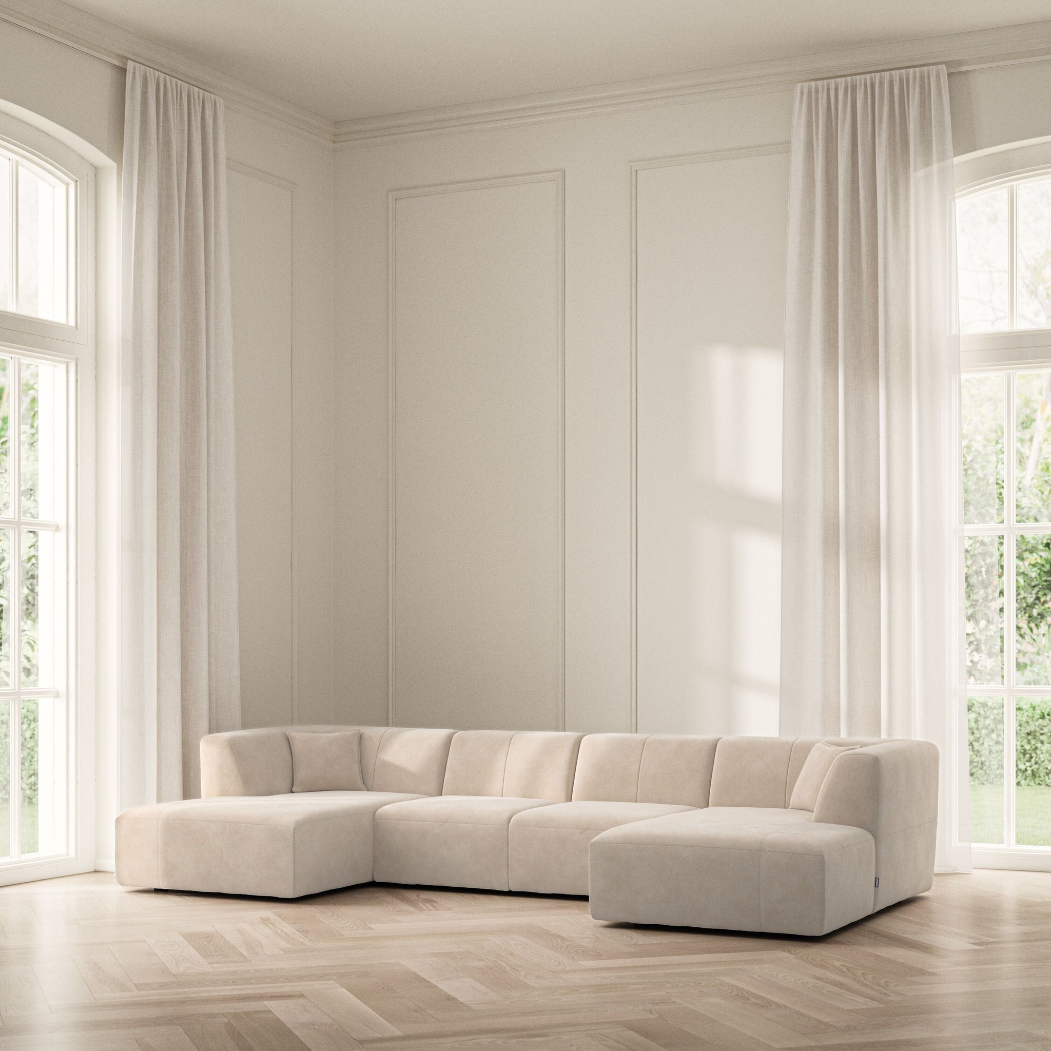 Maison U-Shape Chaise End - Soft Bouclé