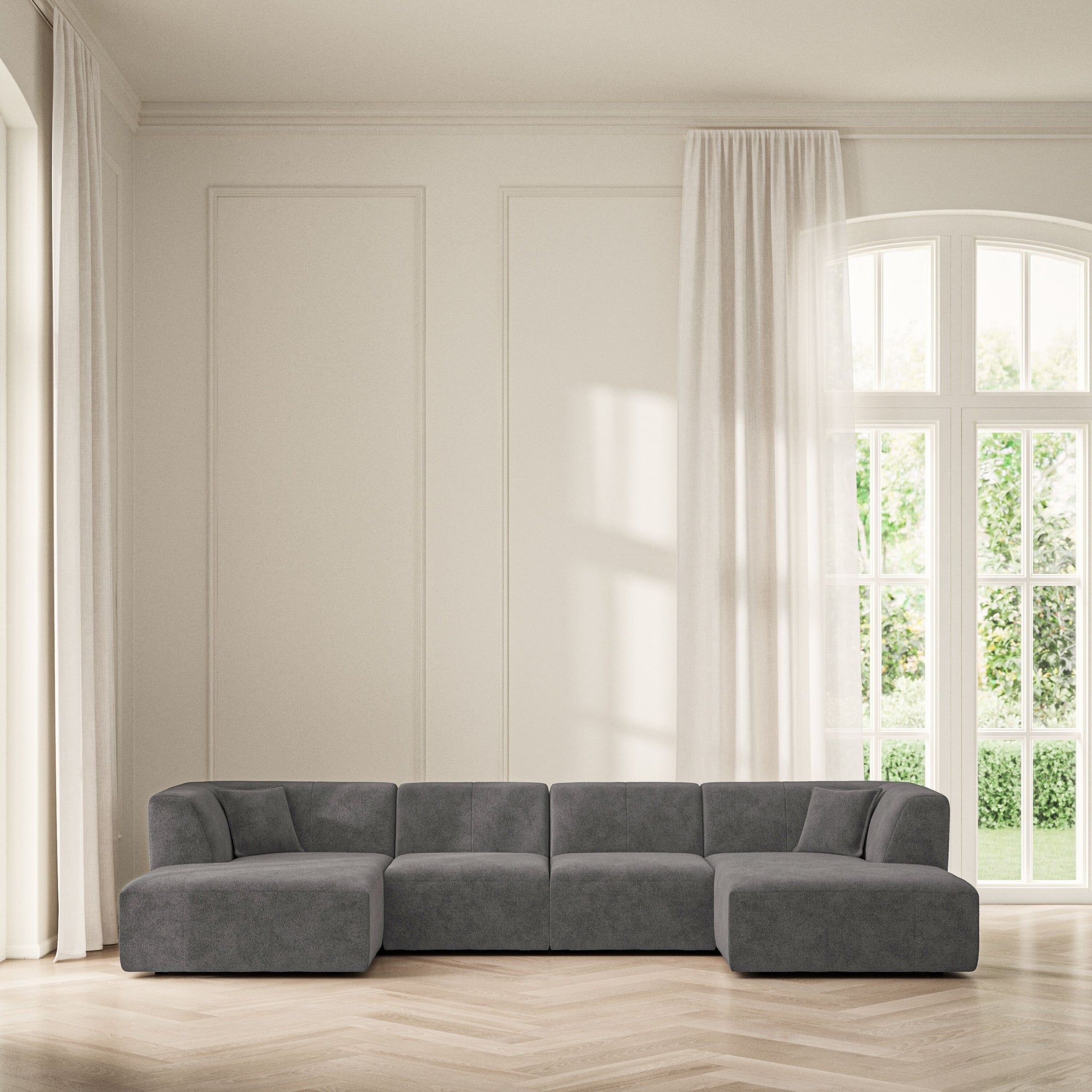 Maison U-Shape Chaise End - Soft Bouclé