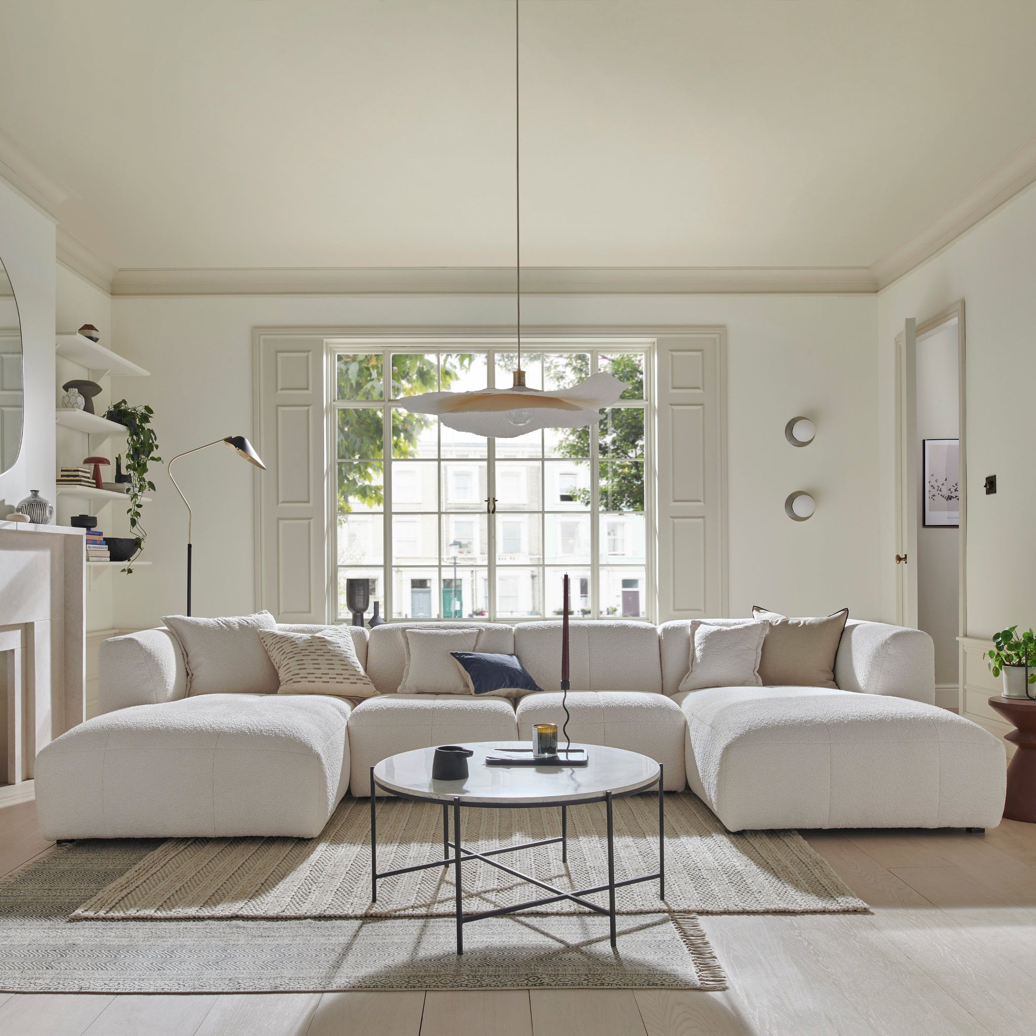 Maison U-Shape Chaise End - Soft Teddy