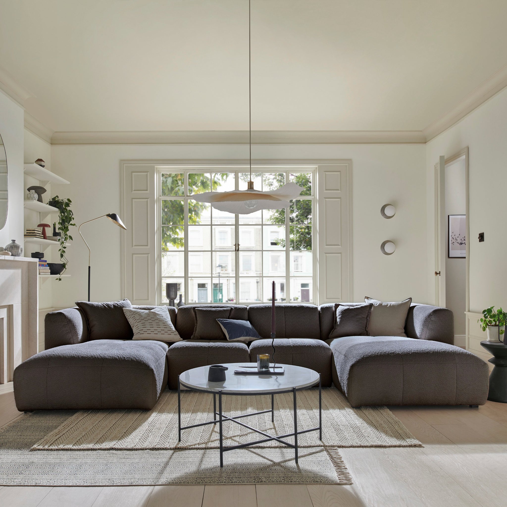 Maison U-Shape Chaise End - Soft Teddy