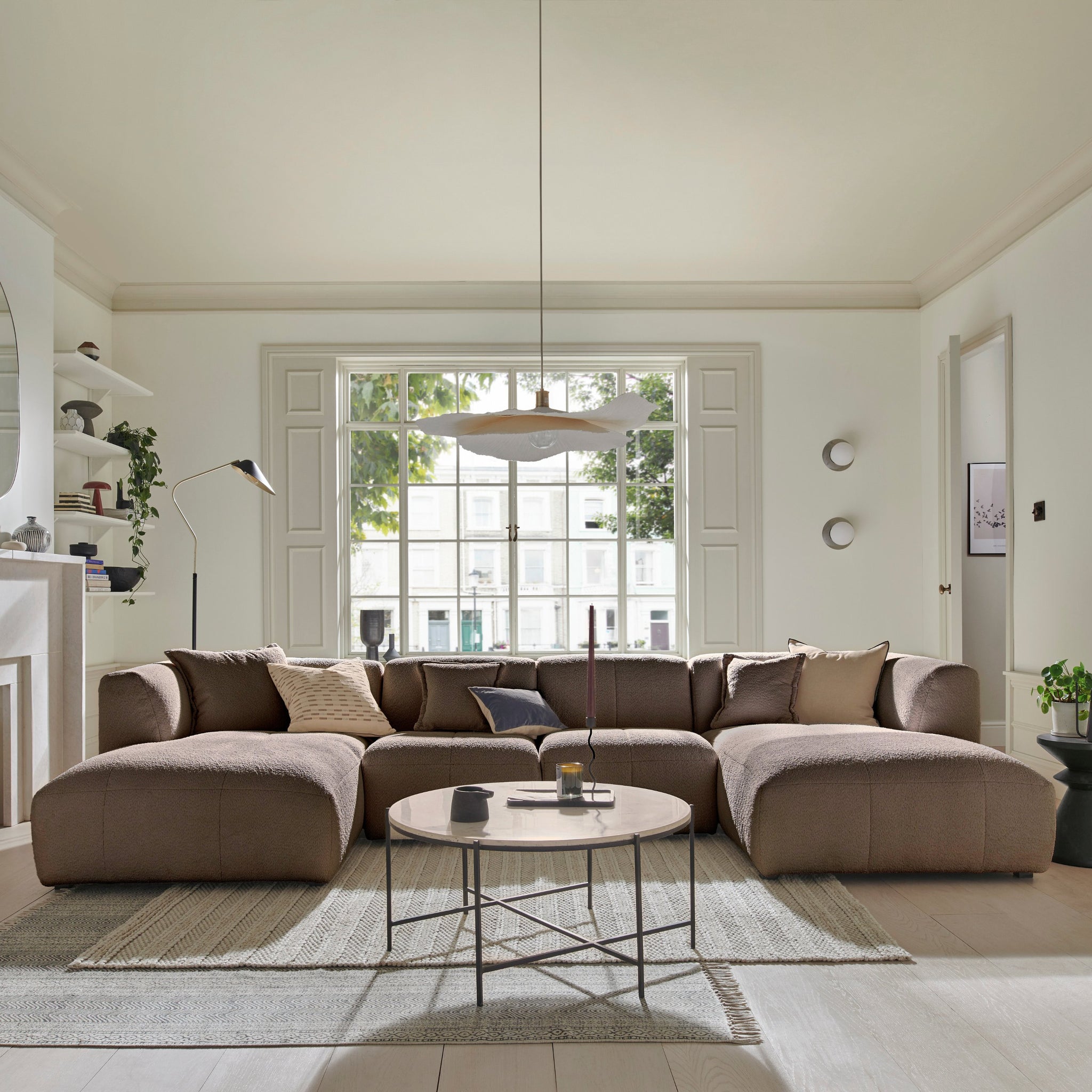 Maison U-Shape Chaise End - Soft Teddy
