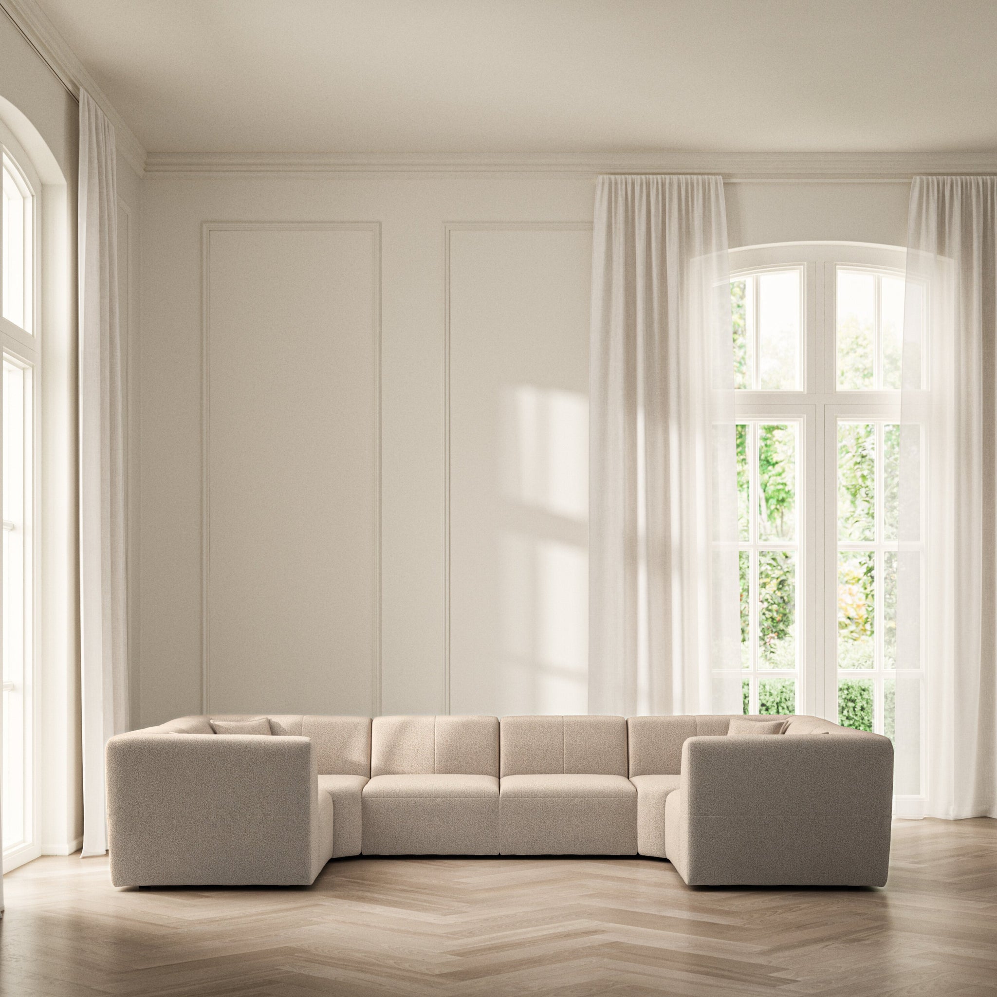 Maison U Shape Closed End - Bouclé