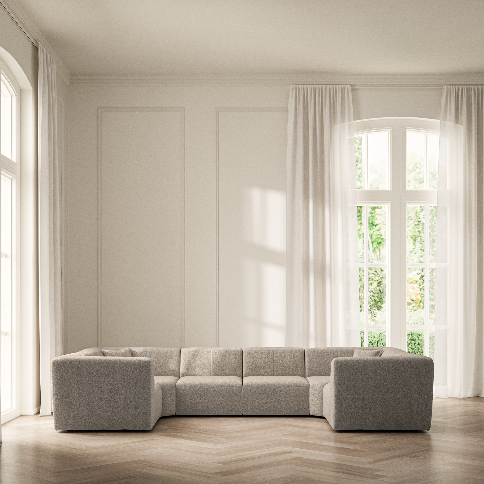 Maison U Shape Closed End - Bouclé